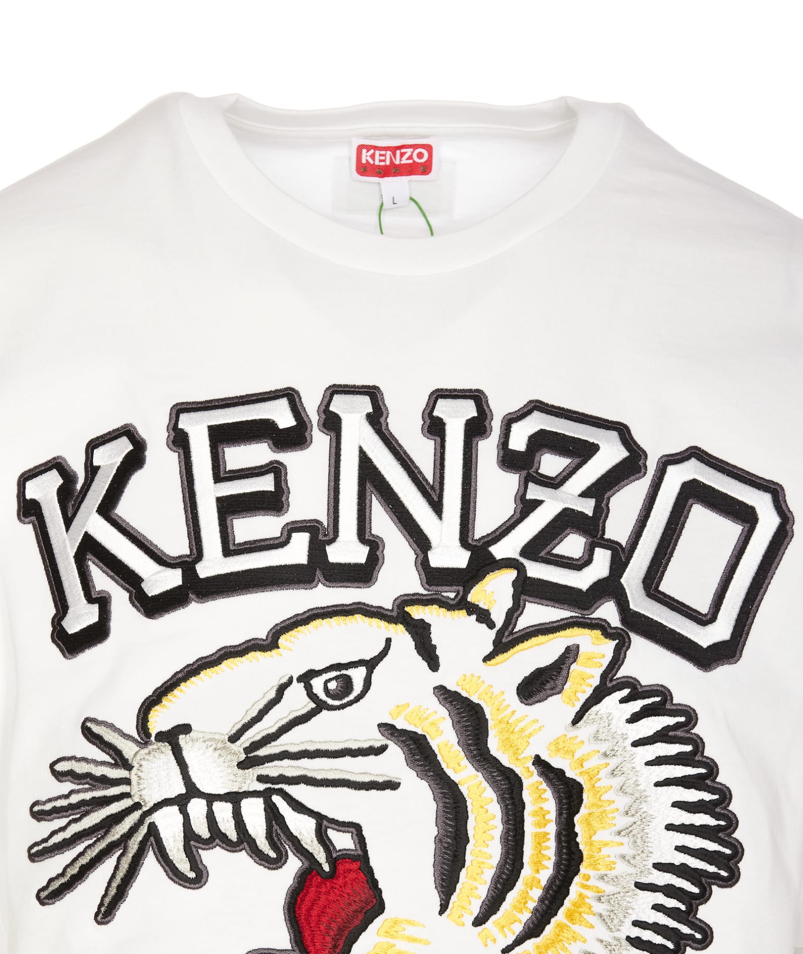 Shop Kenzo Tiger Varsity Classic T-shirt In Non Definito