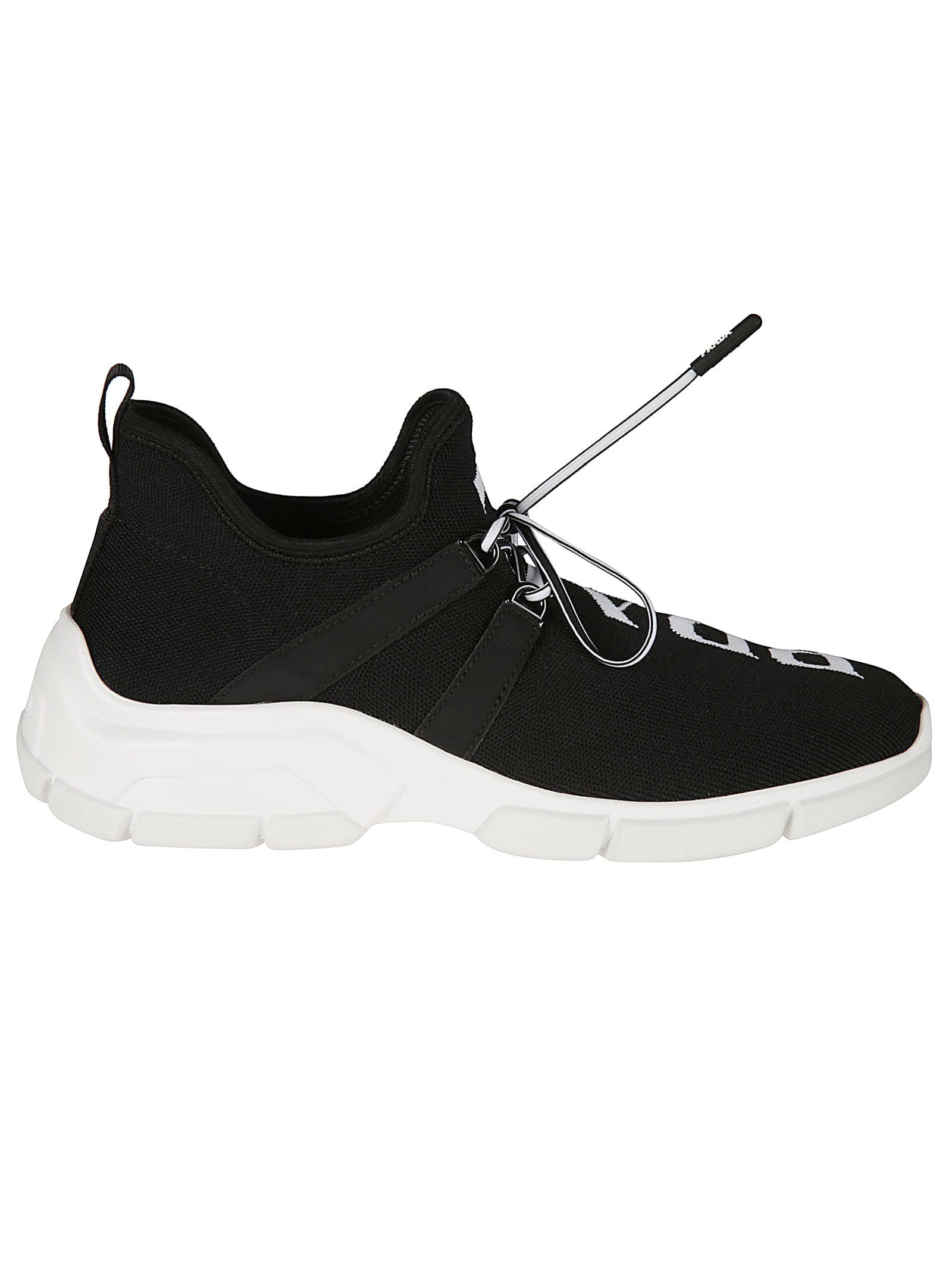 Prada Prada Logo Sneakers - white black - 10983053 | italist