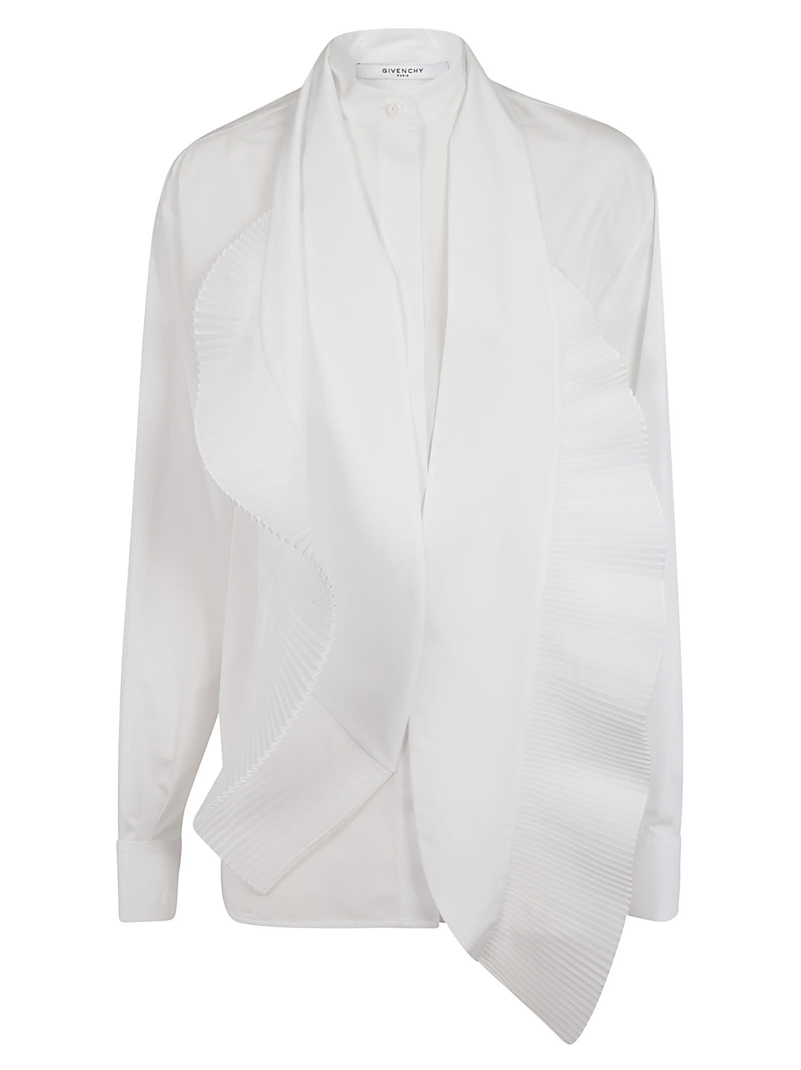 GIVENCHY RUFFLED CLASSIC BLOUSE,11228526