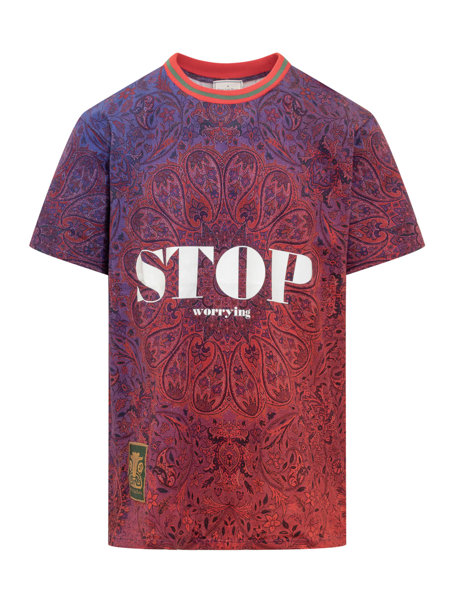 Shop Pierre-louis Mascia Gremei T-shirt In Bordeaux