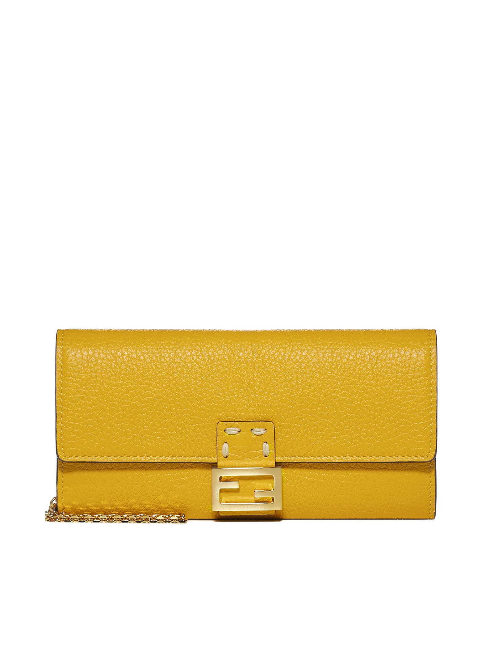 Click to view more detailed imagery on our partner's website Fendi Wallet In Mimosa Oro Soft