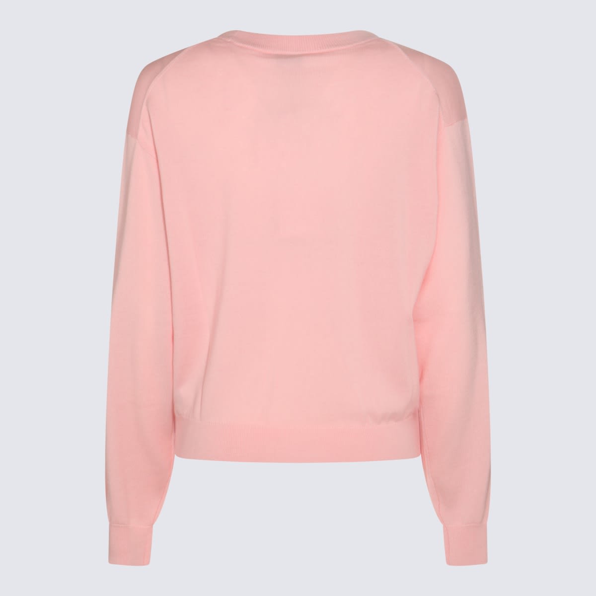 Shop Kenzo Faded Pink Wool Boke Flower Sweater