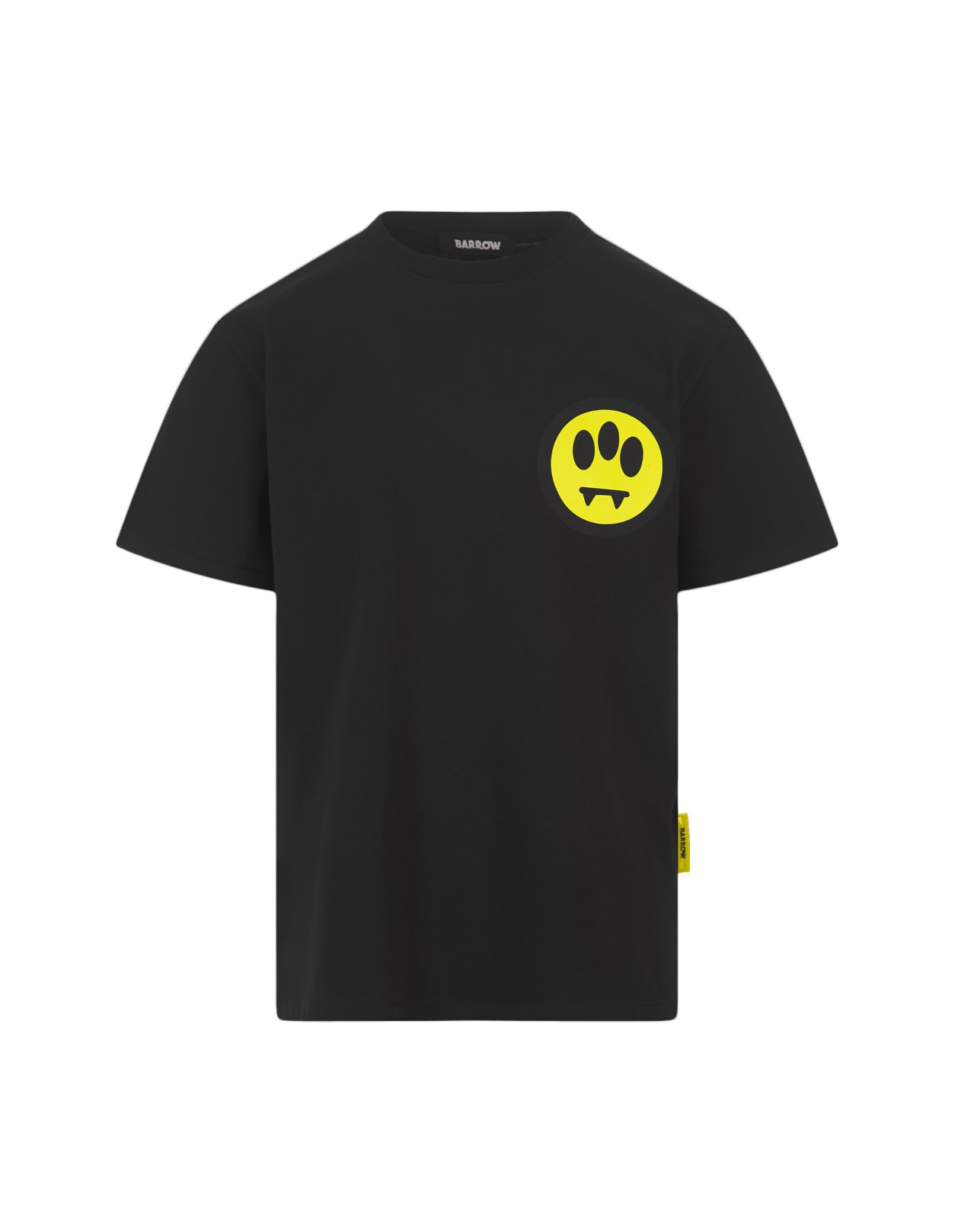 Shop Barrow Black T-shirt With Lettering Logo