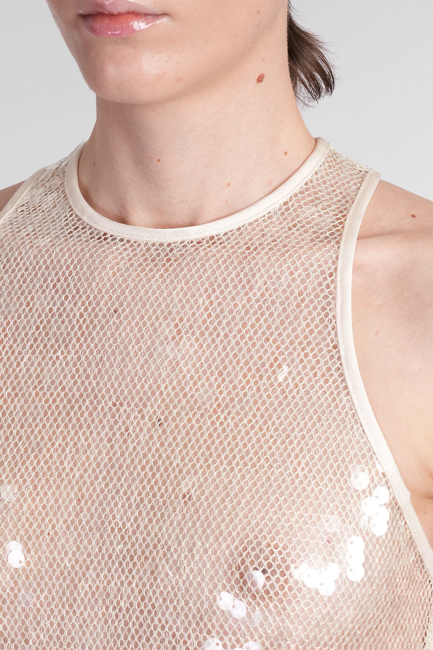 David Koma Sequin-embellished Tank Top