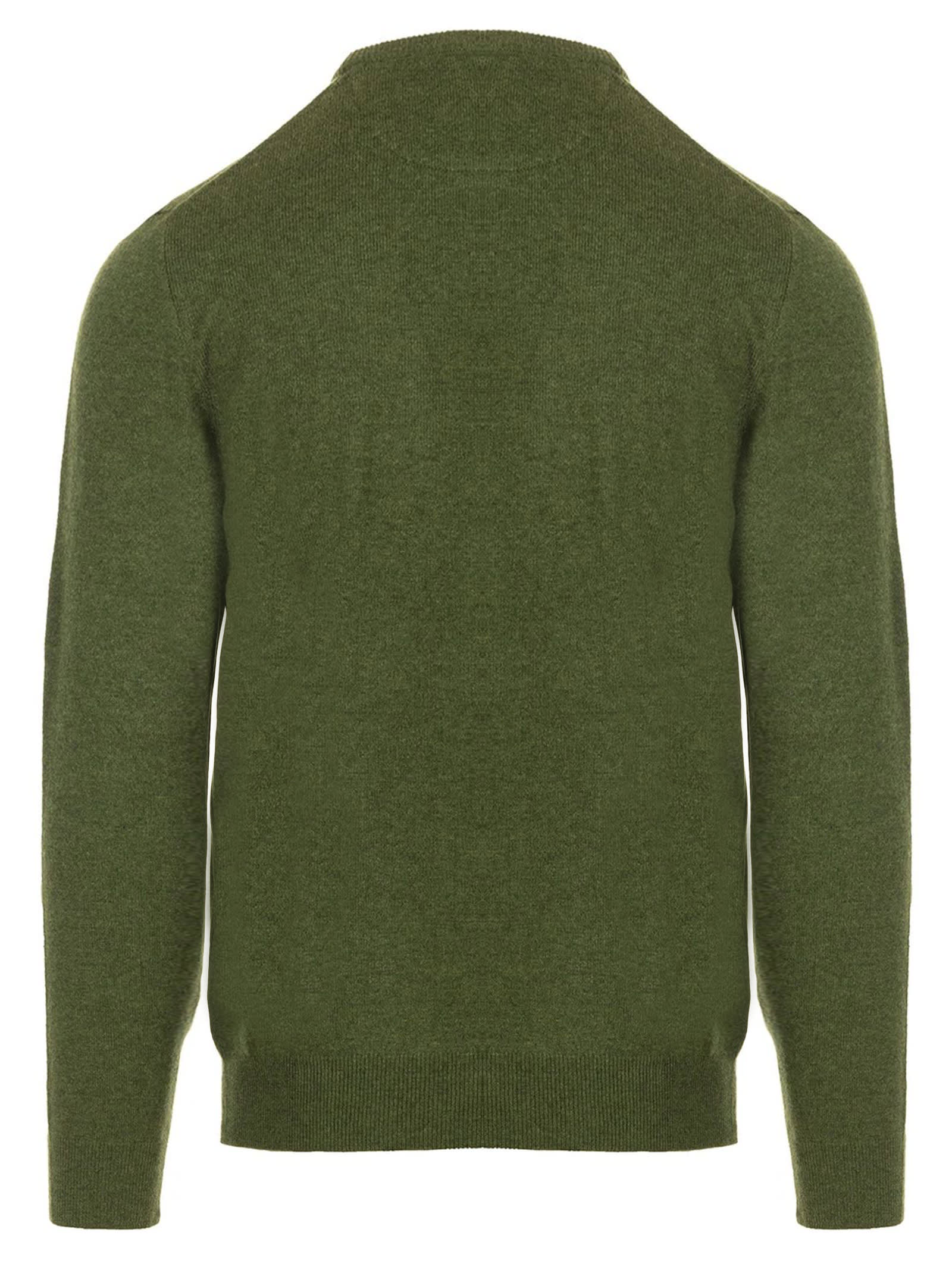 Shop Ralph Lauren Green Wool Sweater