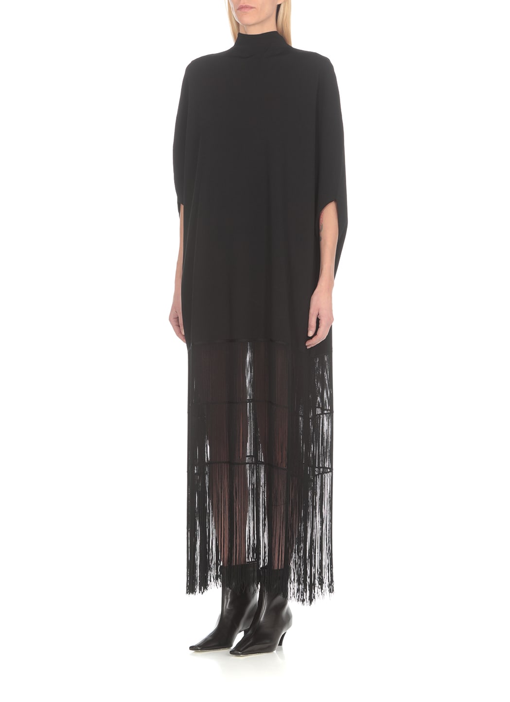 Shop Khaite Olson Dress In Black
