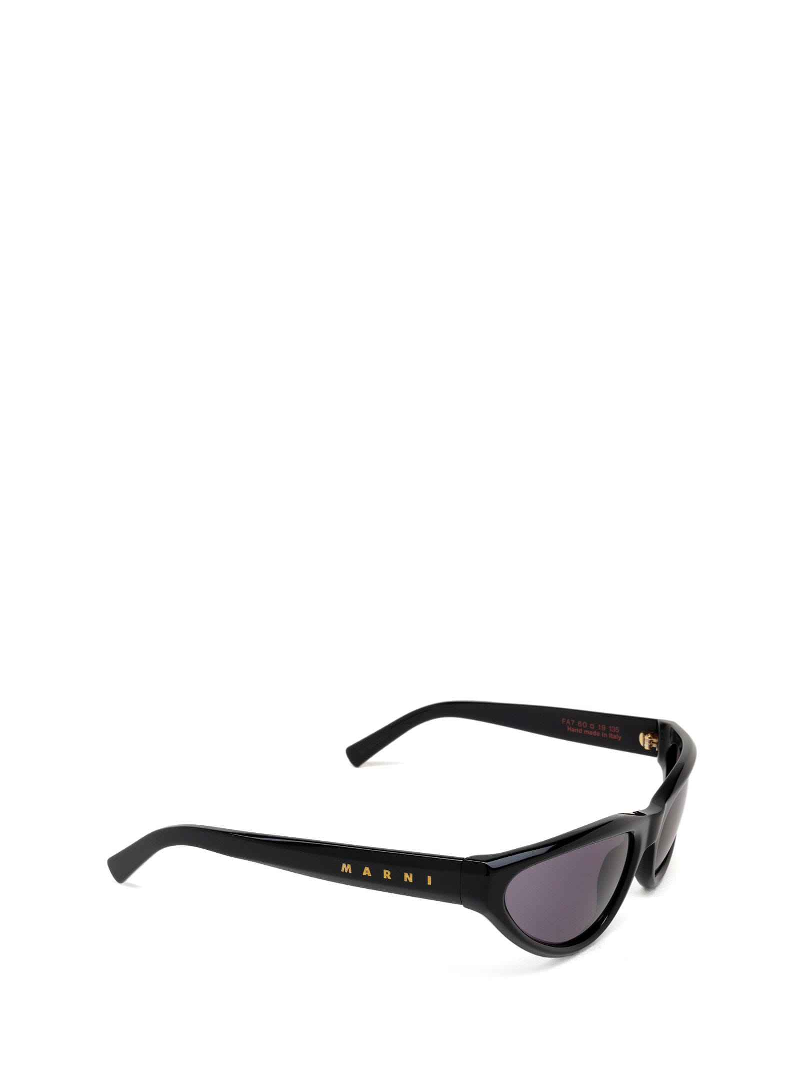 Shop Marni Eyewear Mavericks Black Sunglasses
