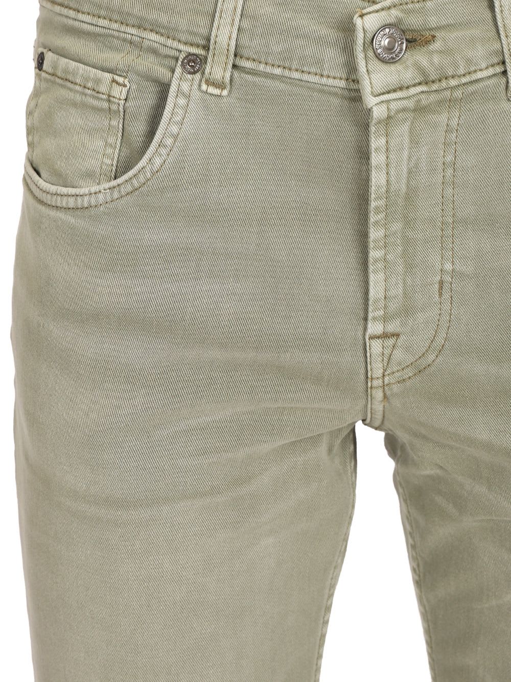 Shop 7 For All Mankind Slimmy Left Hand Jeans In Green