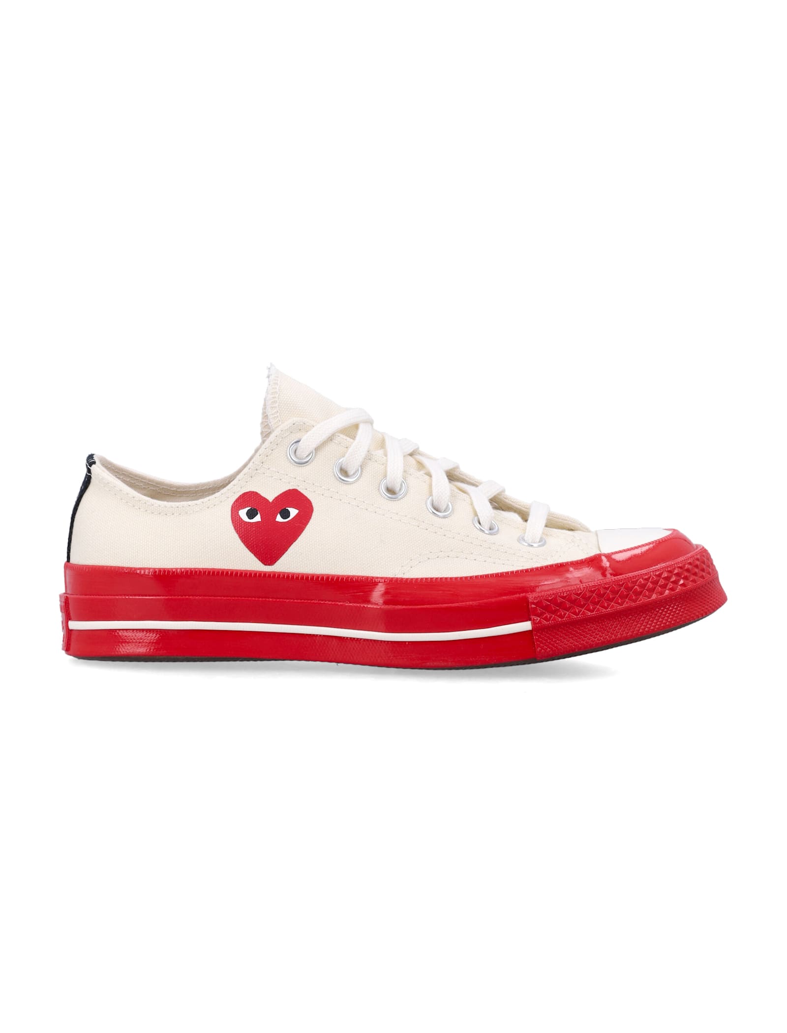 Comme Des Garçons Play X Converse Chuck 70 Low-top Sneakers In White