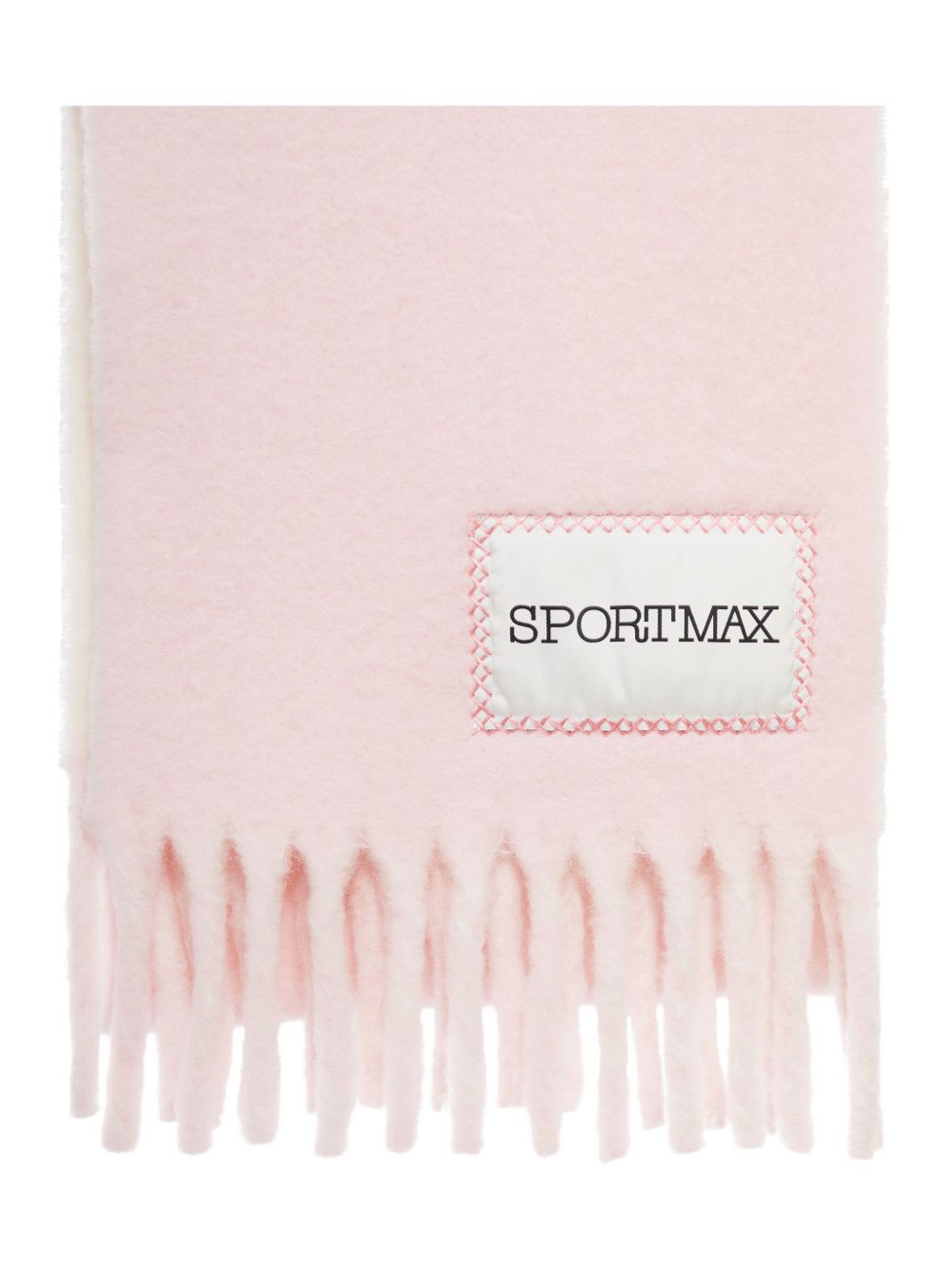 Sportmax Wool Scarf In Pink