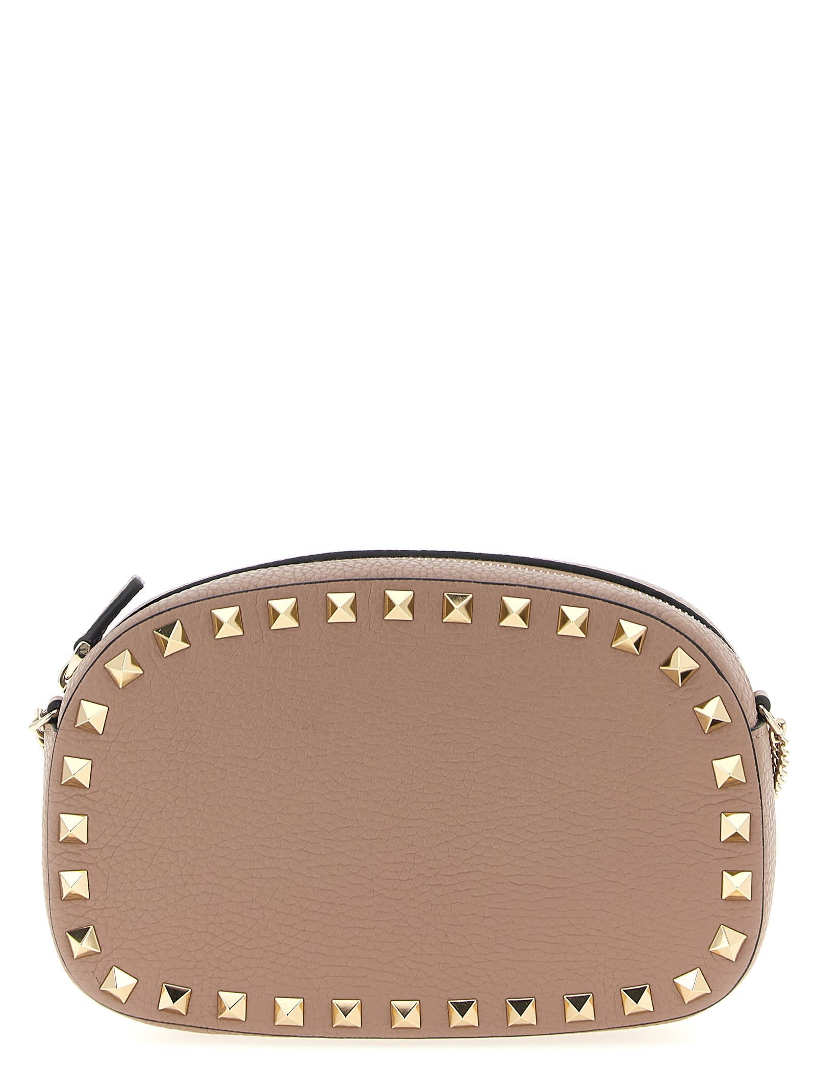 Valentino Garavani Rockstud Mini Crossbody Bag In Pink