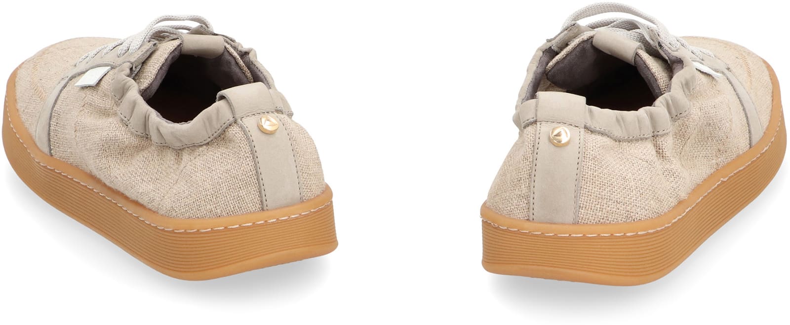 Volta Ingegno Low-top Sneakers In Ecru