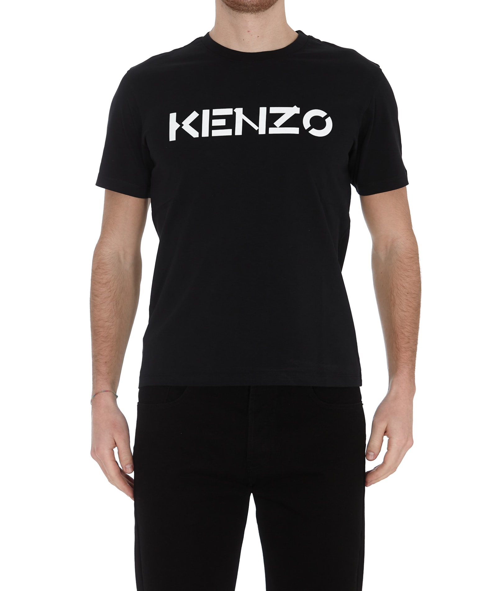 KENZO LOGO T-SHIRT,FA65TS0004SJ99