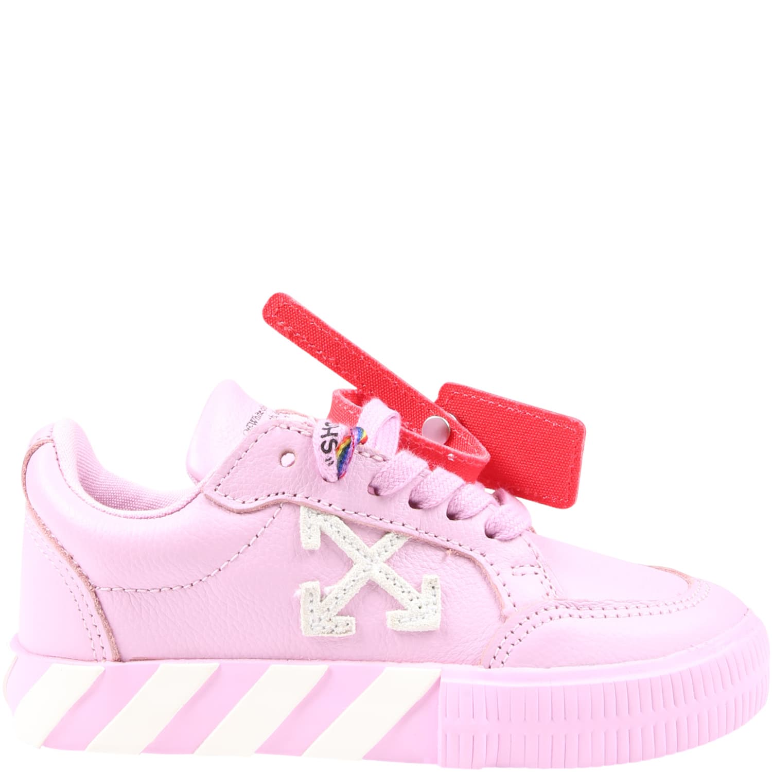 Off-White Pink Sneakers For Girl