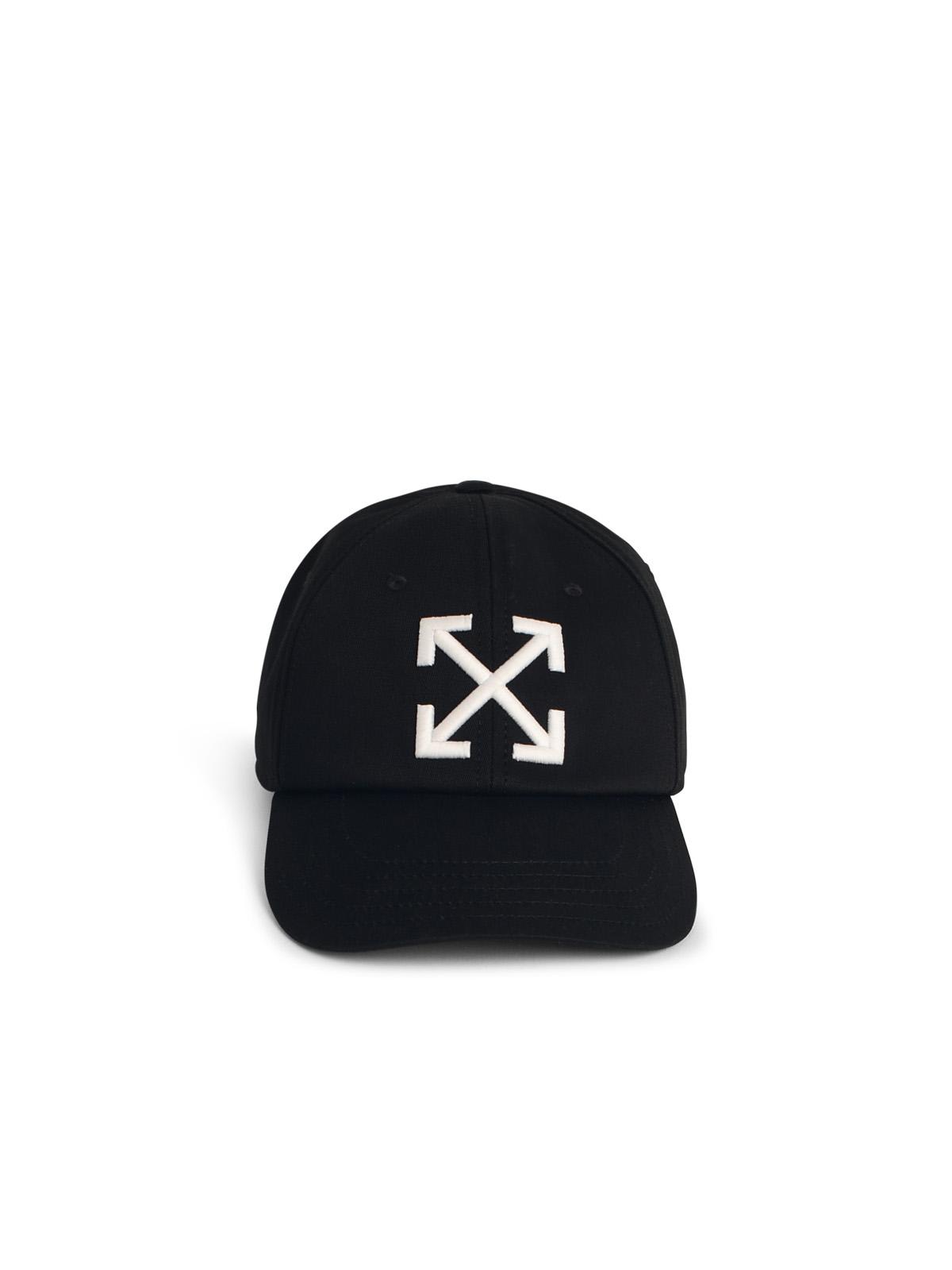 arrow Black Cotton Cap