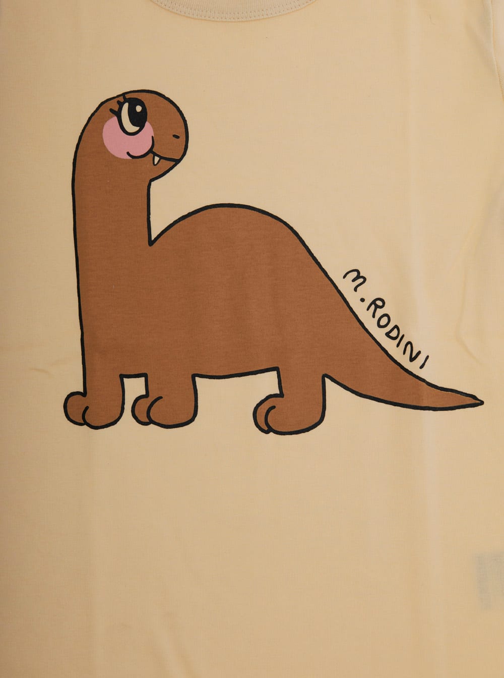 Mini Rodini Dino Print T-shirt In Neutral