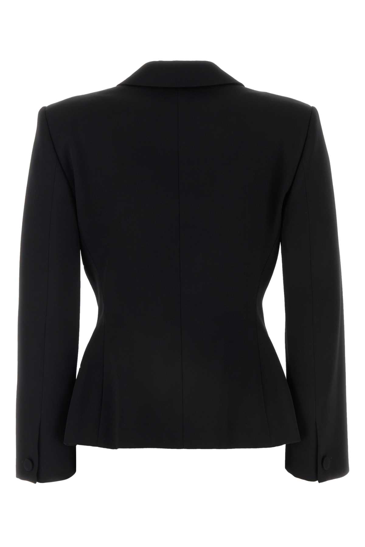 Shop Givenchy Black Wool Blazer