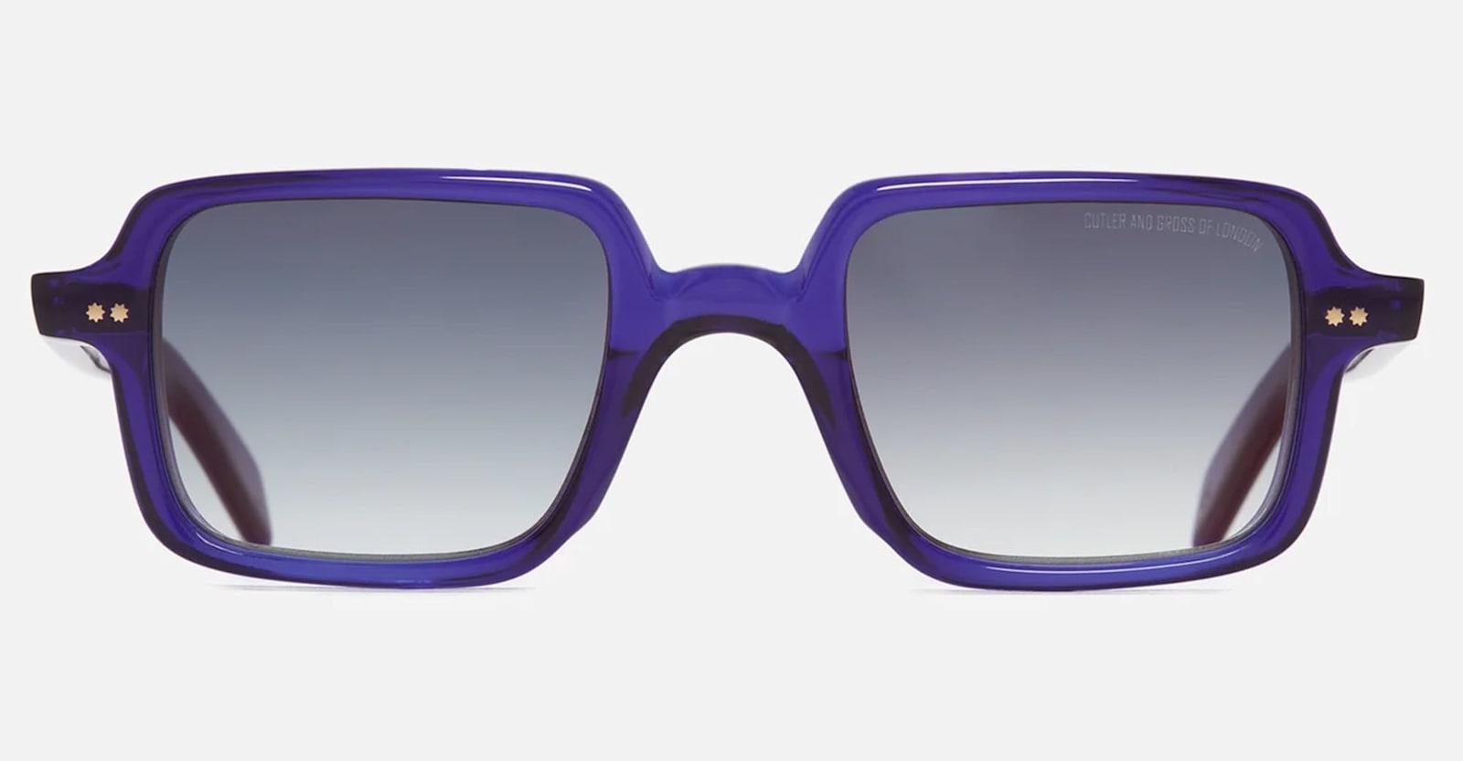 Cutler And Gross Gr02 - Ink Color Studio Sunglasses In Blue
