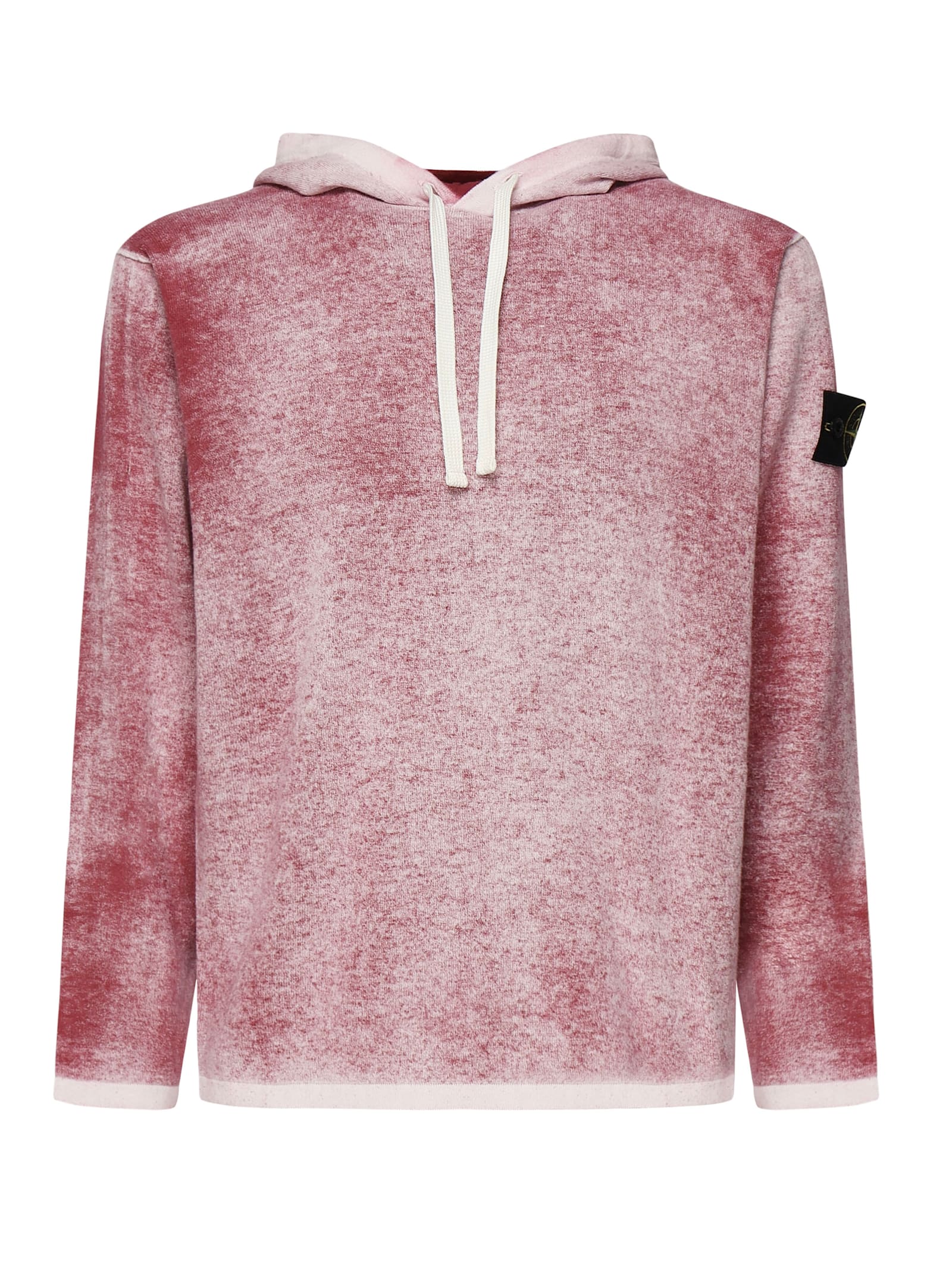 Stone Island Cotton Reversible Sweater With Iconic Logo Patch
