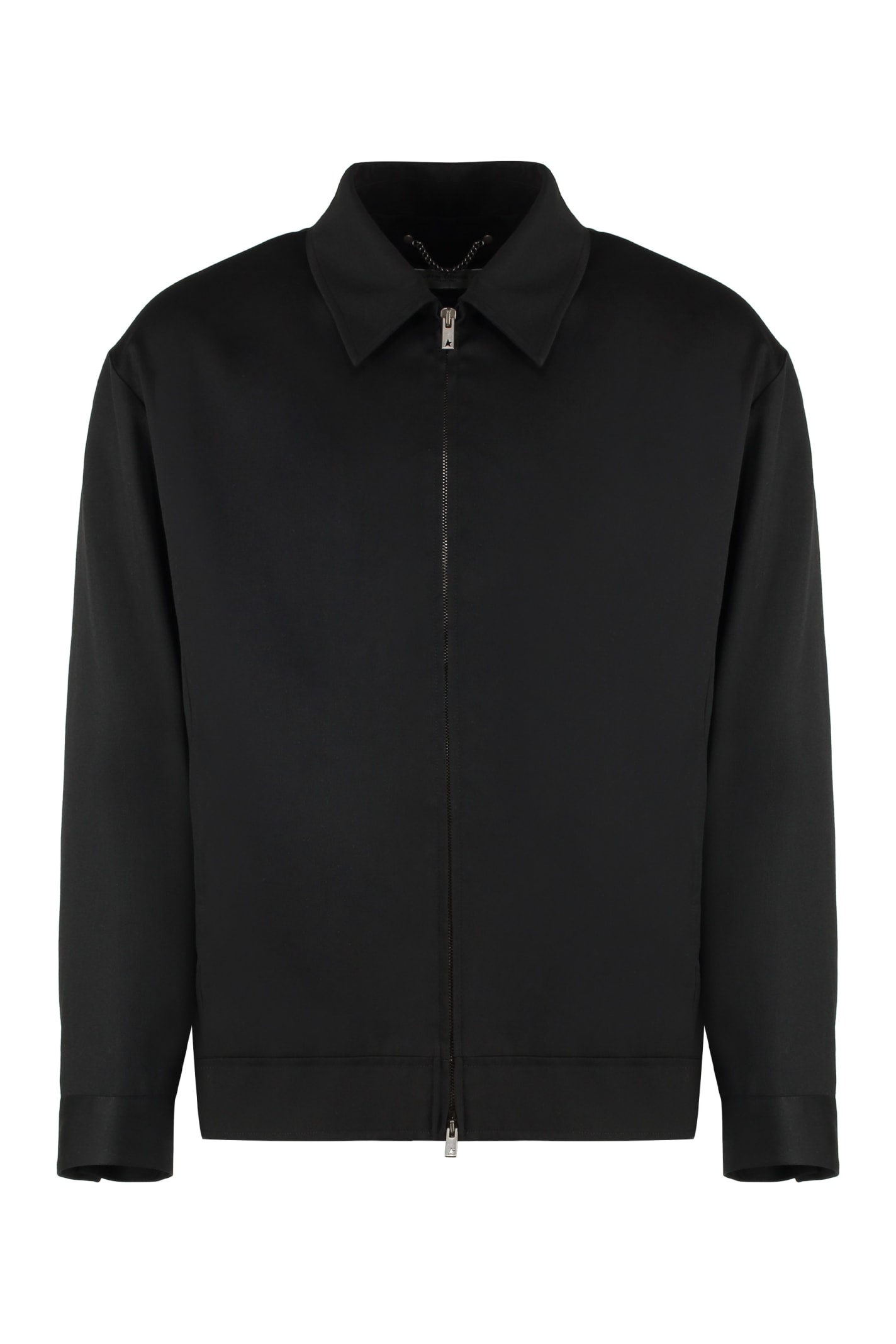 Shop Golden Goose Virgin Wool Jacket In Black