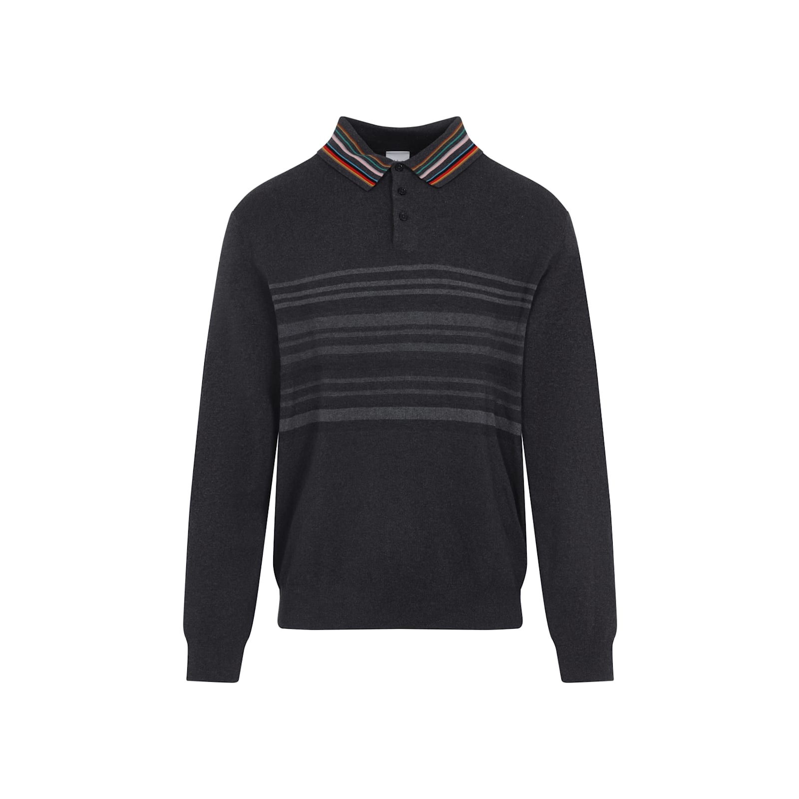 Paul Smith Ls Polo In Black