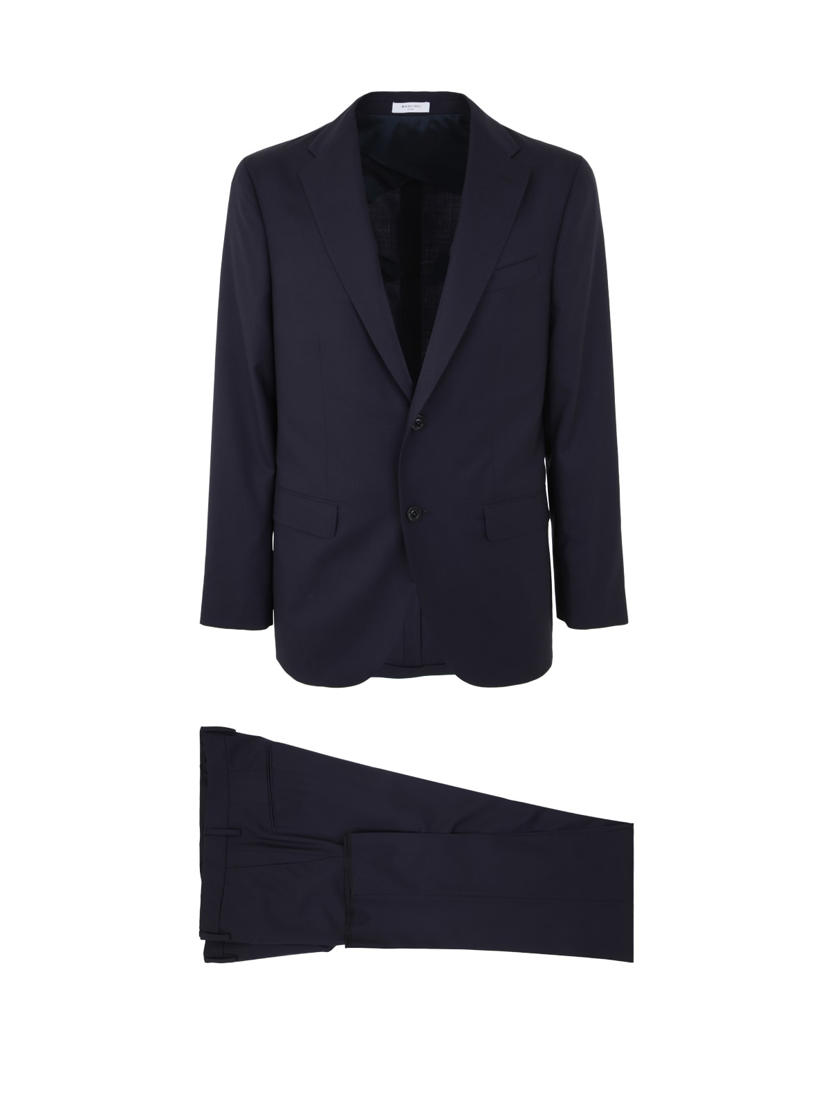 Shop Boglioli Trouser Suit In Blue