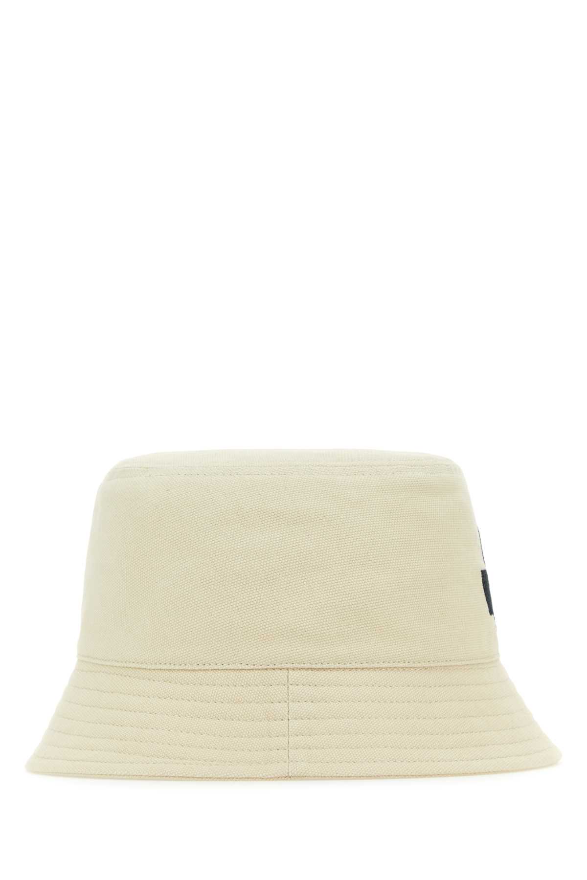 Shop Isabel Marant Ivory Cotton Haley Bucket Hat In Ecrublack