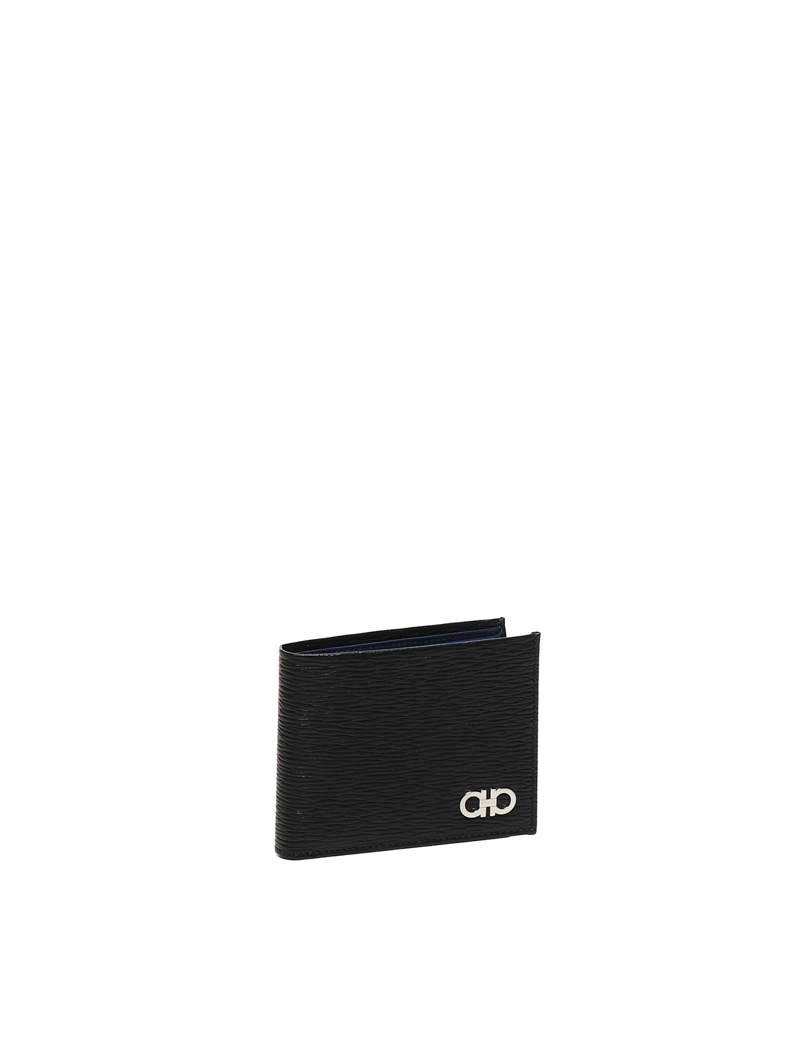 Ferragamo Gancini Wallet In Calfskin