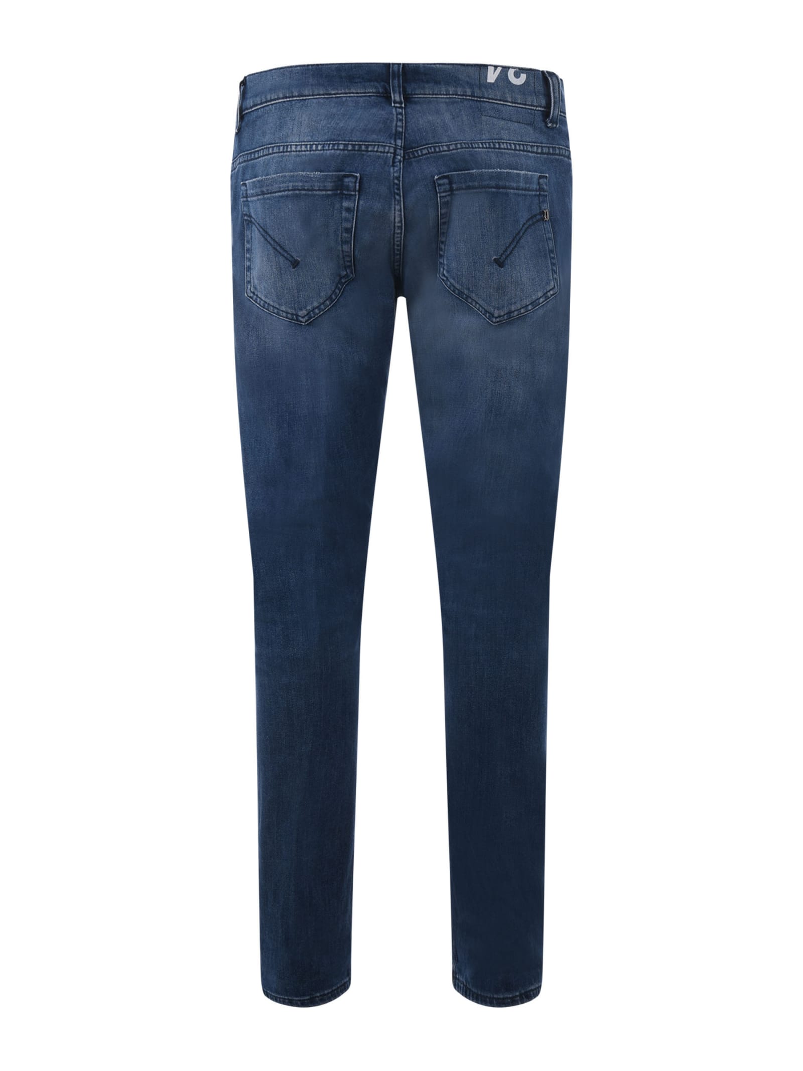 Shop Dondup George Jeans In Denim Blu