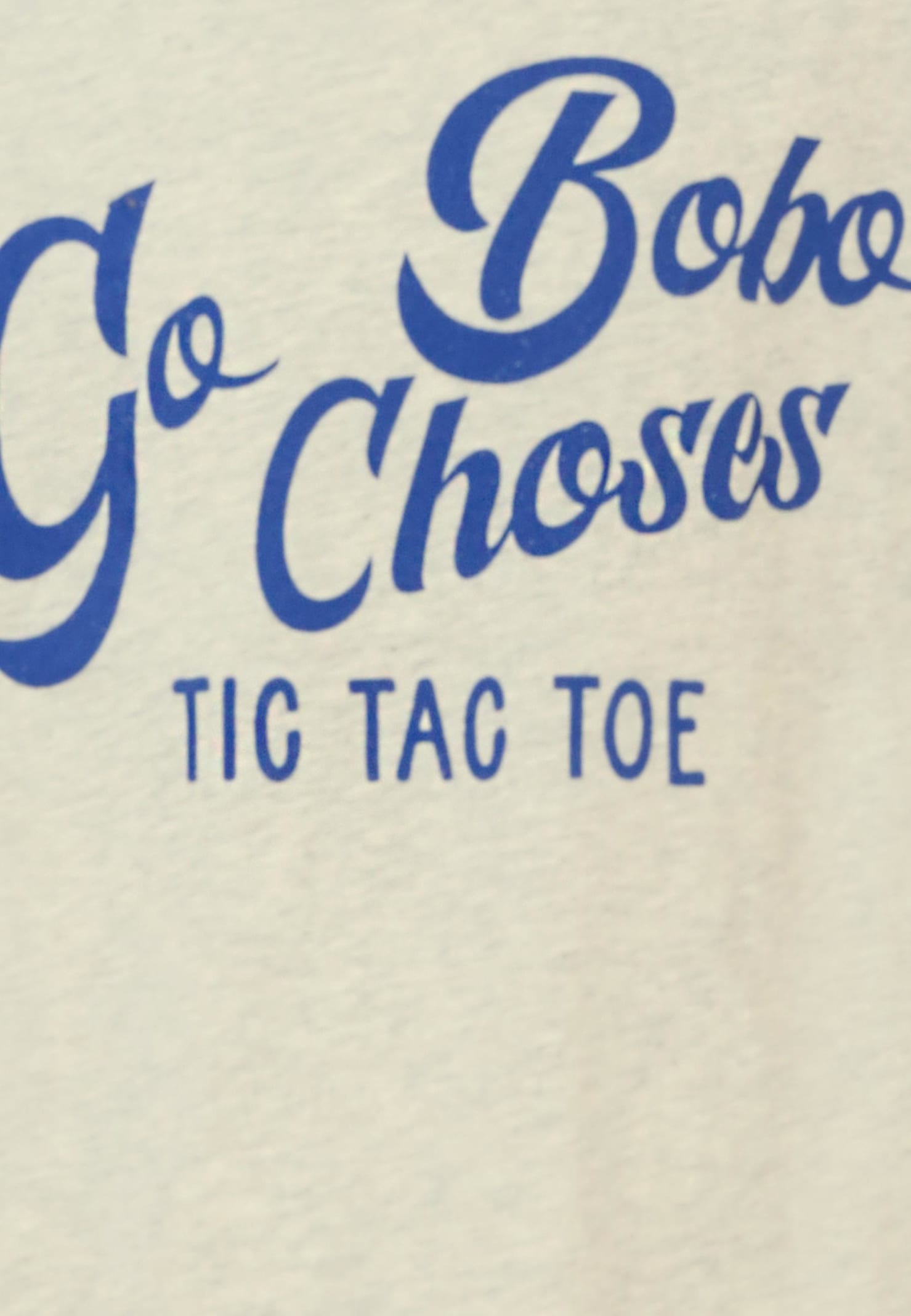 Bobo Choses Gray T-shirt For Kids With Blue Logo In Multi