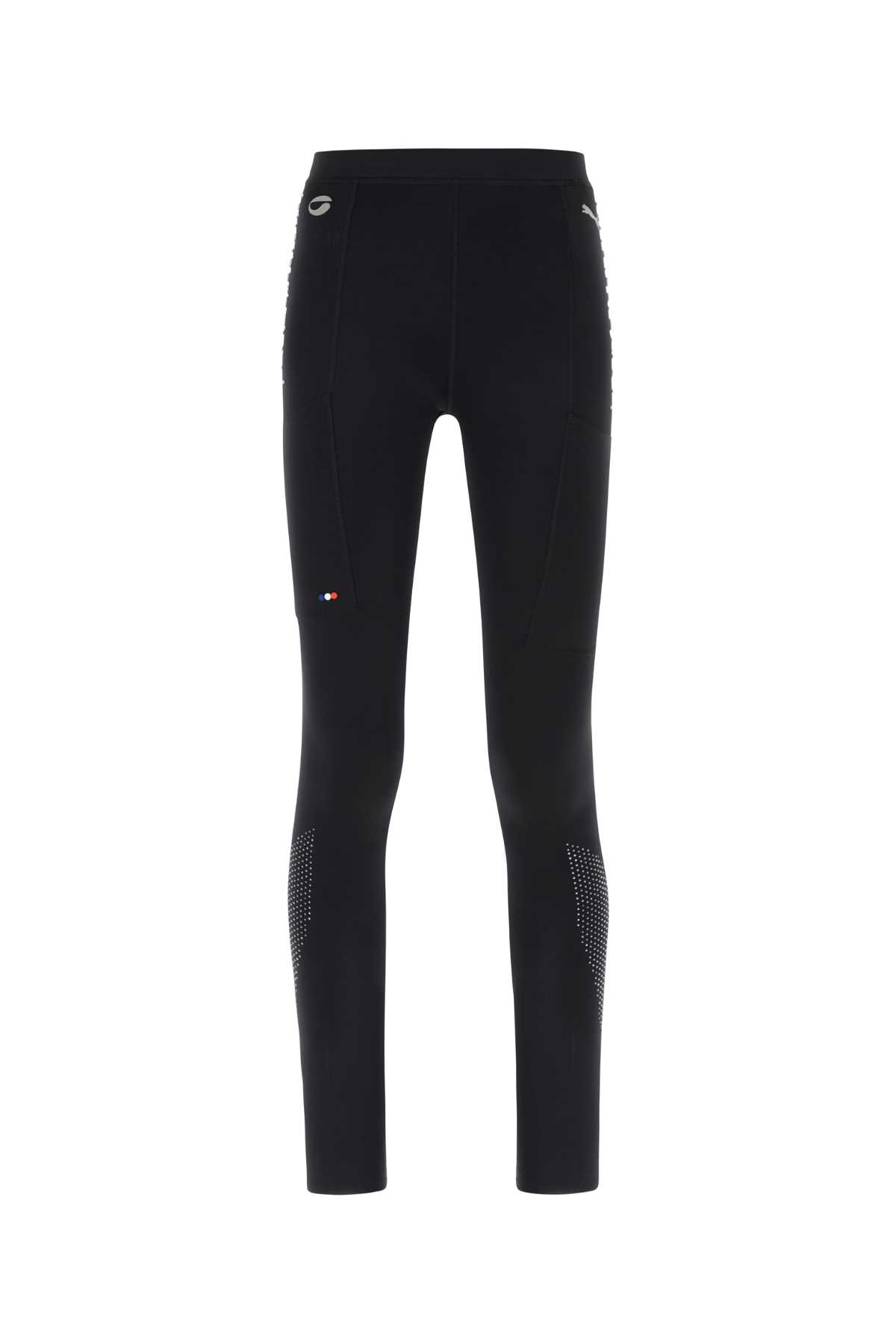 Black Stretch Nylon Coperni X Puma Leggings