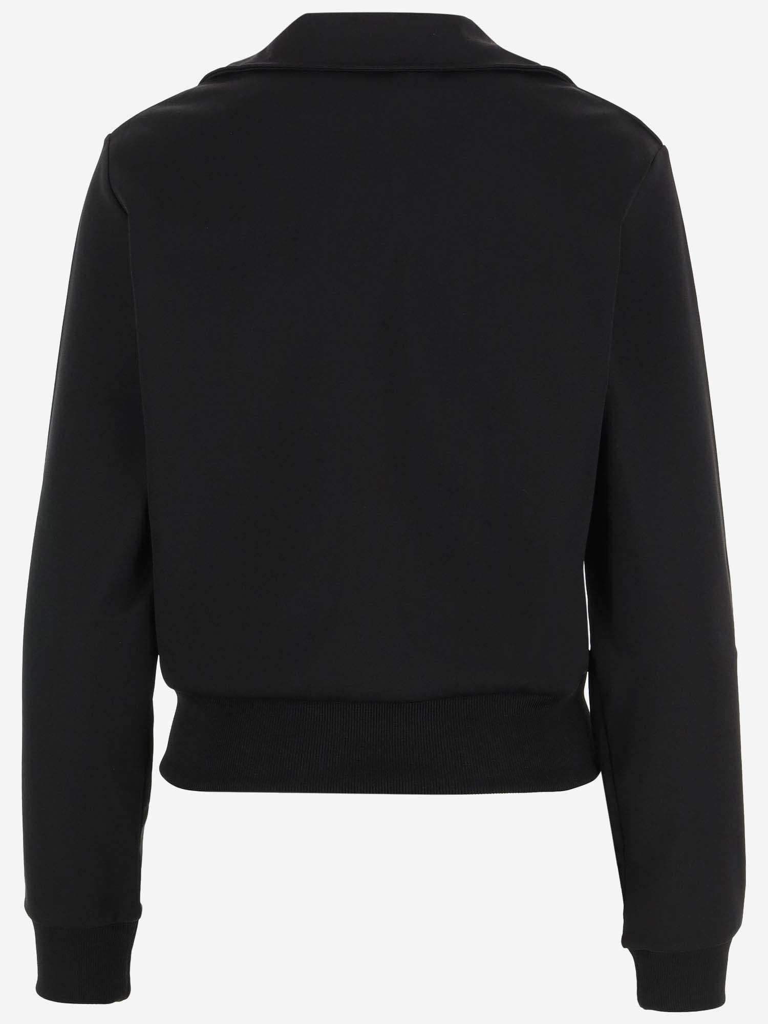 Shop Coperni Nylon Sweatshirt With Logo In Black