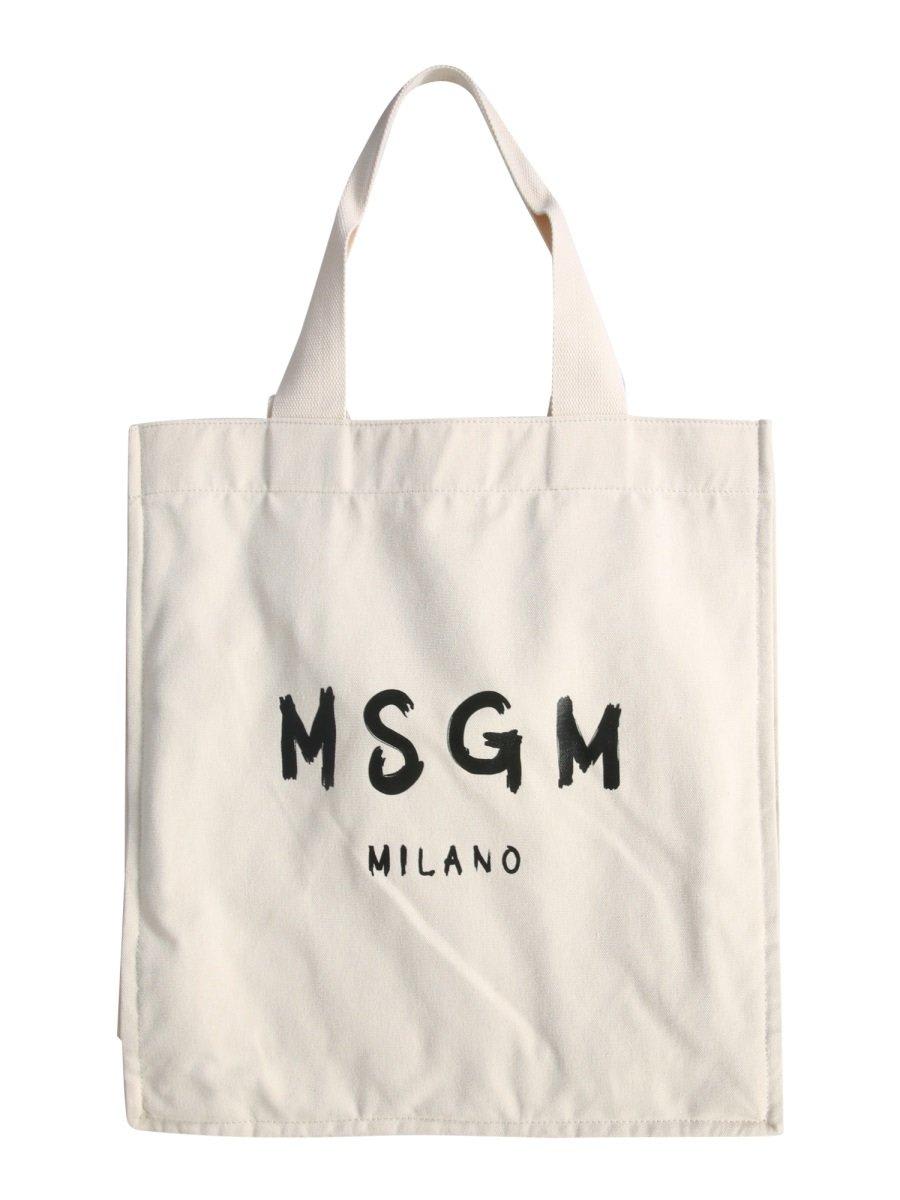 Logo Print Tote Bag