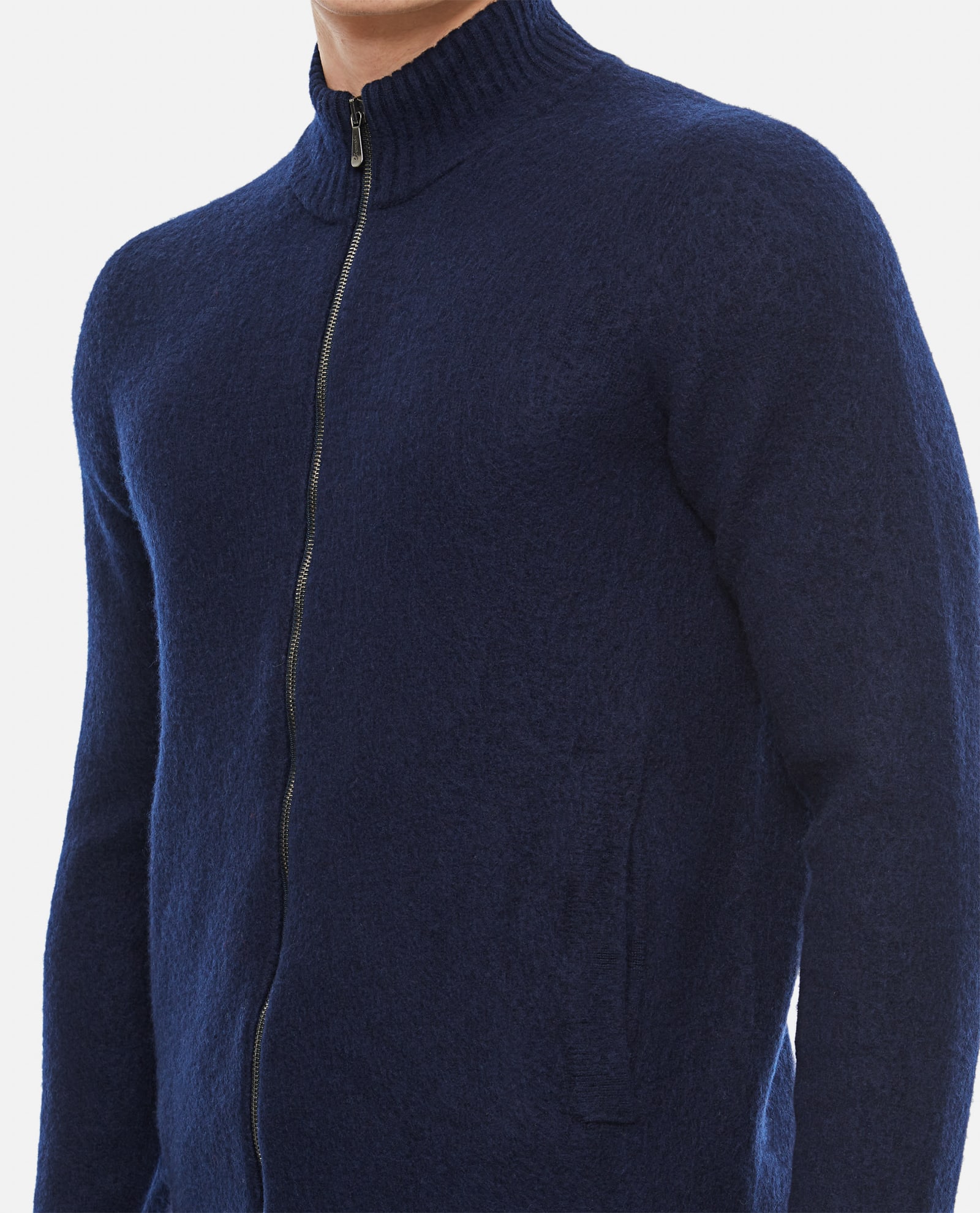Drumohr Full Zip Cardigan In Black