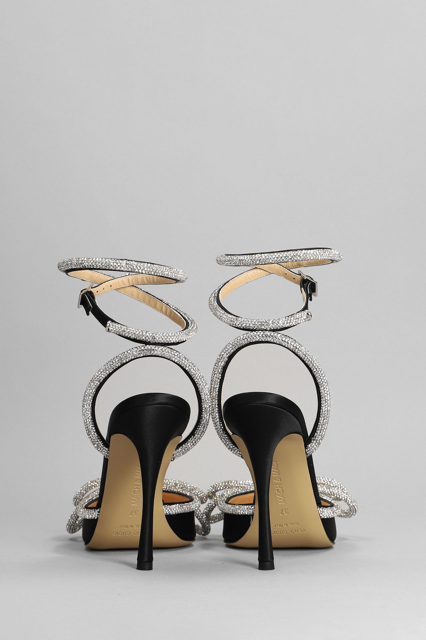 Mach & Mach Pumps In Black Silk