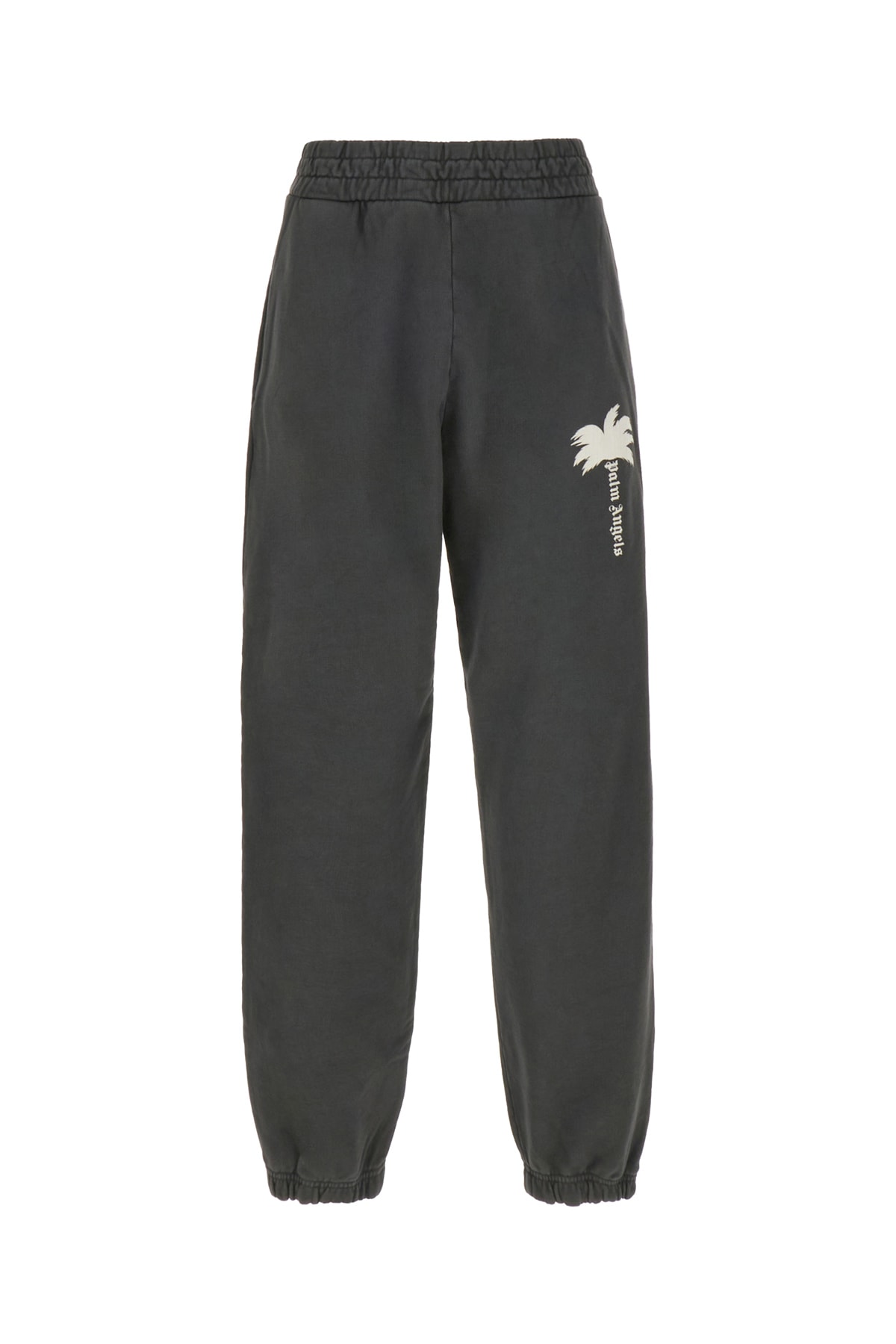 Palm Angels Charcoal Cotton Joggers In 0703