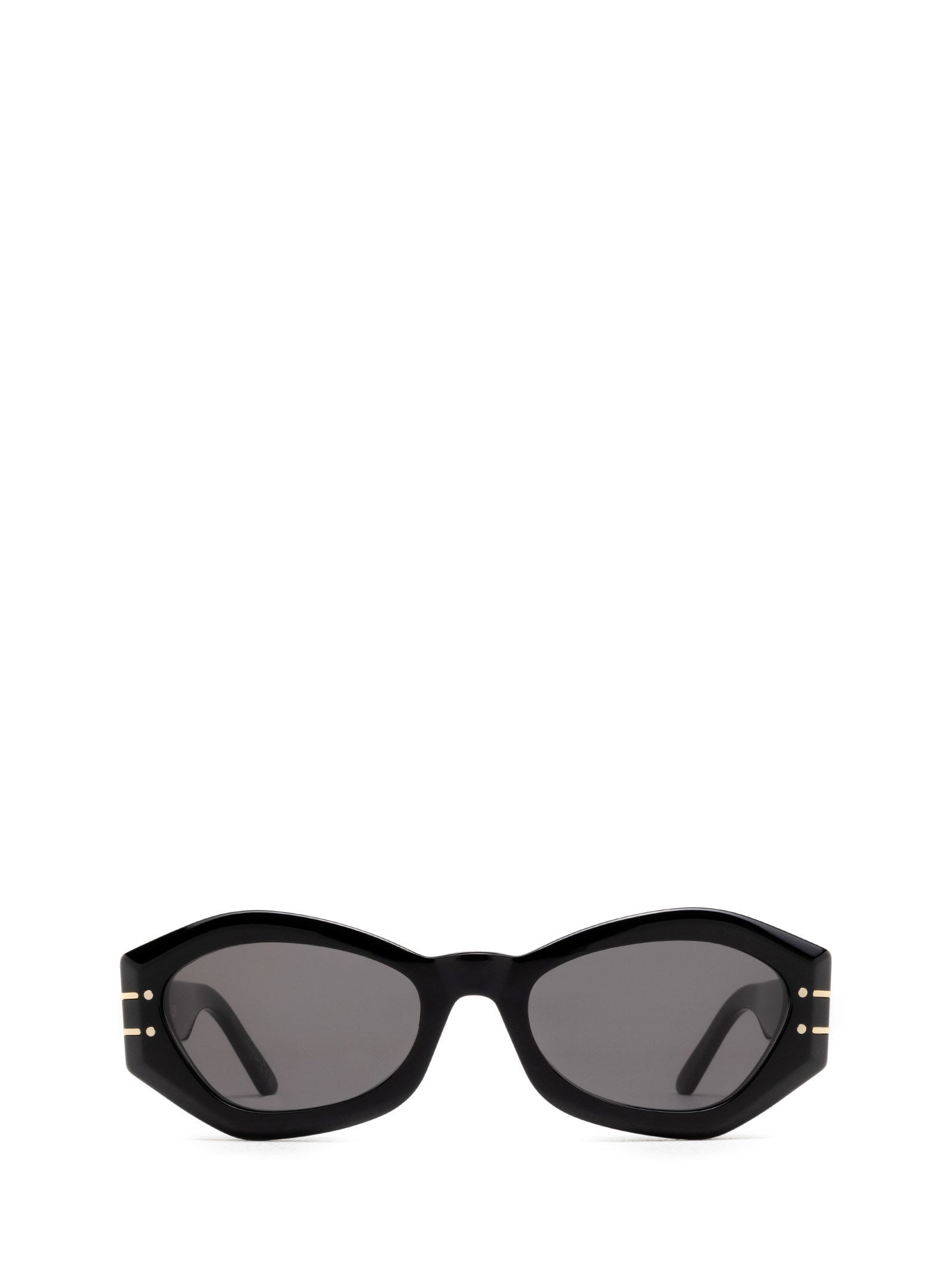 Dior The Signature B1u 55mm Butterfly Sunglasses In Black