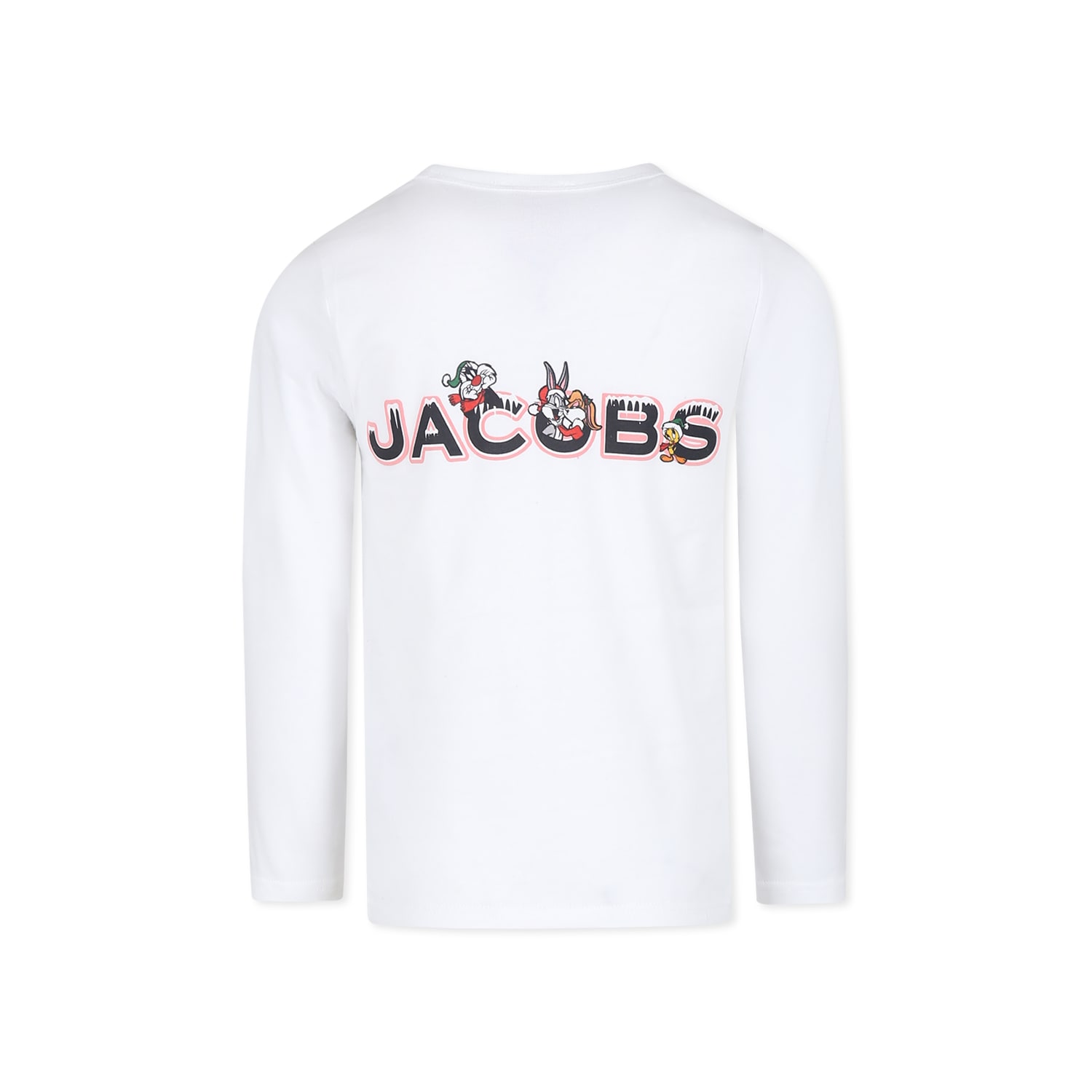 Marc Jacobs White T-shirt For Girl With Looney Tunes Printed In White