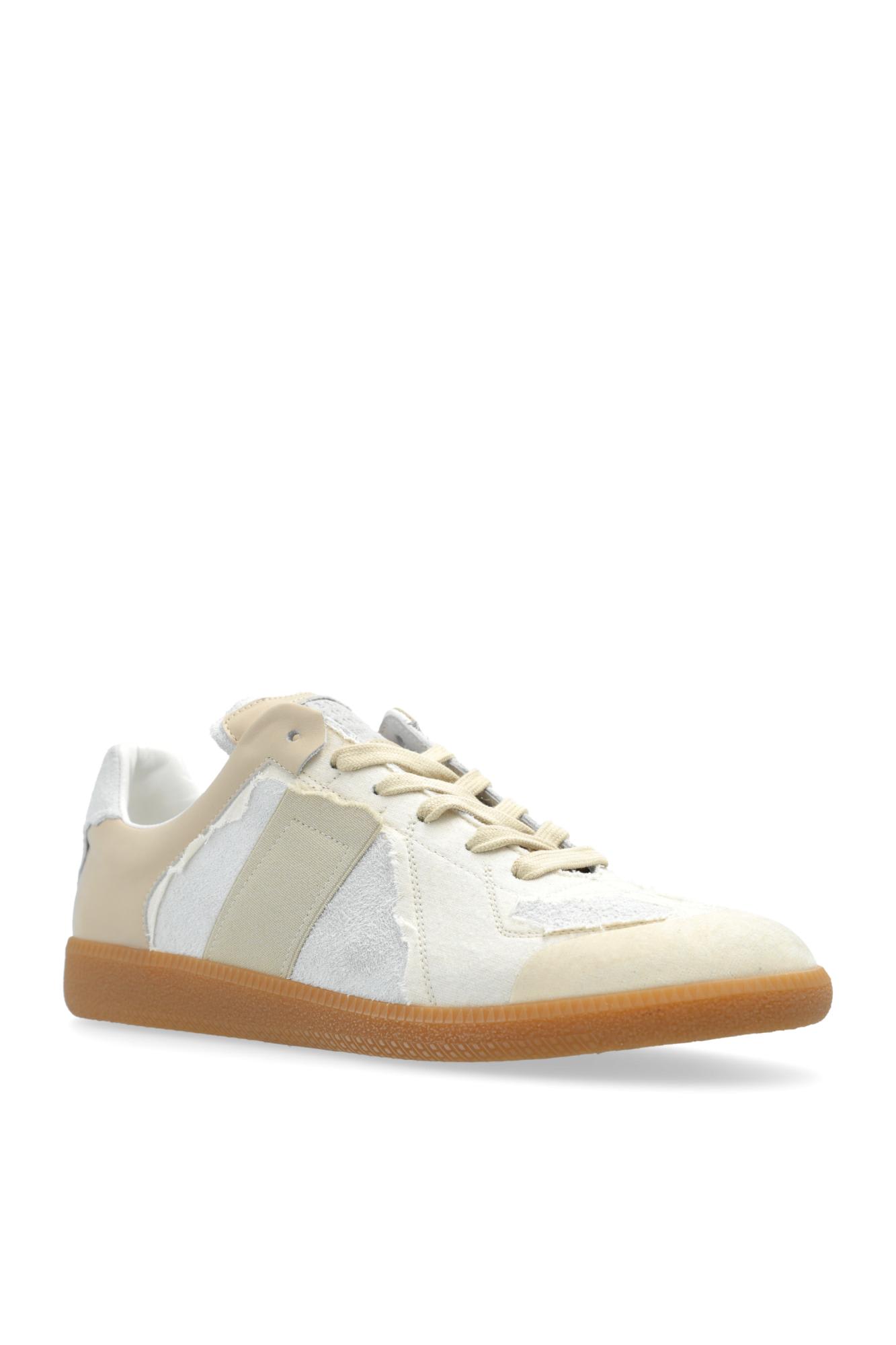 Shop Maison Margiela Sneakers In Beige