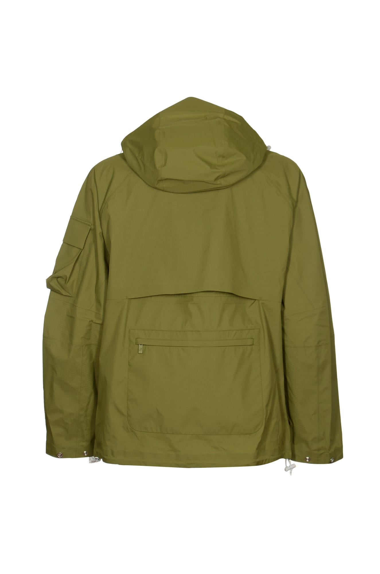 Shop K-way Claudel-shell Jacket In Green Sphagnum