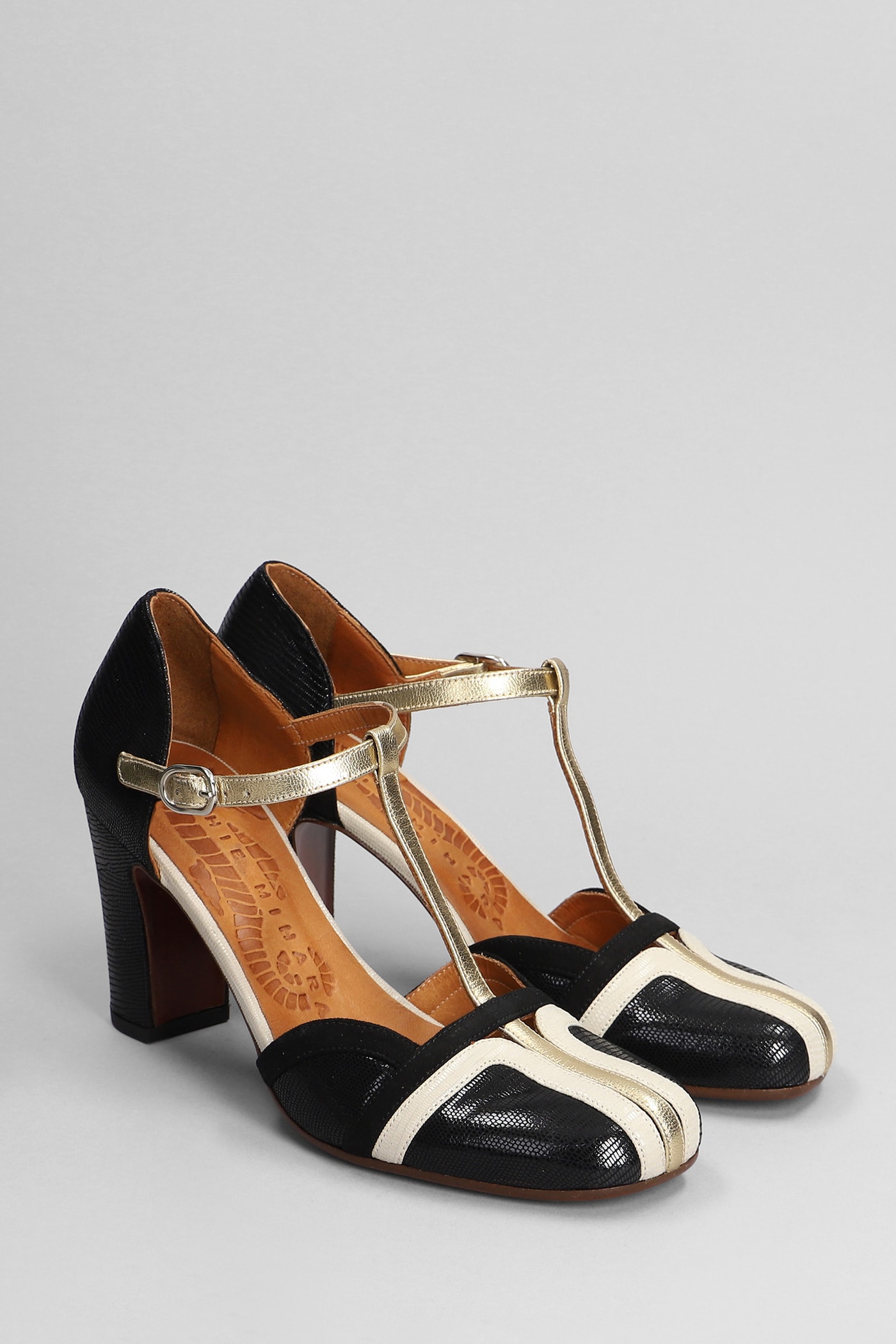 Shop Chie Mihara Fonder 44 Pumps In Black Leather