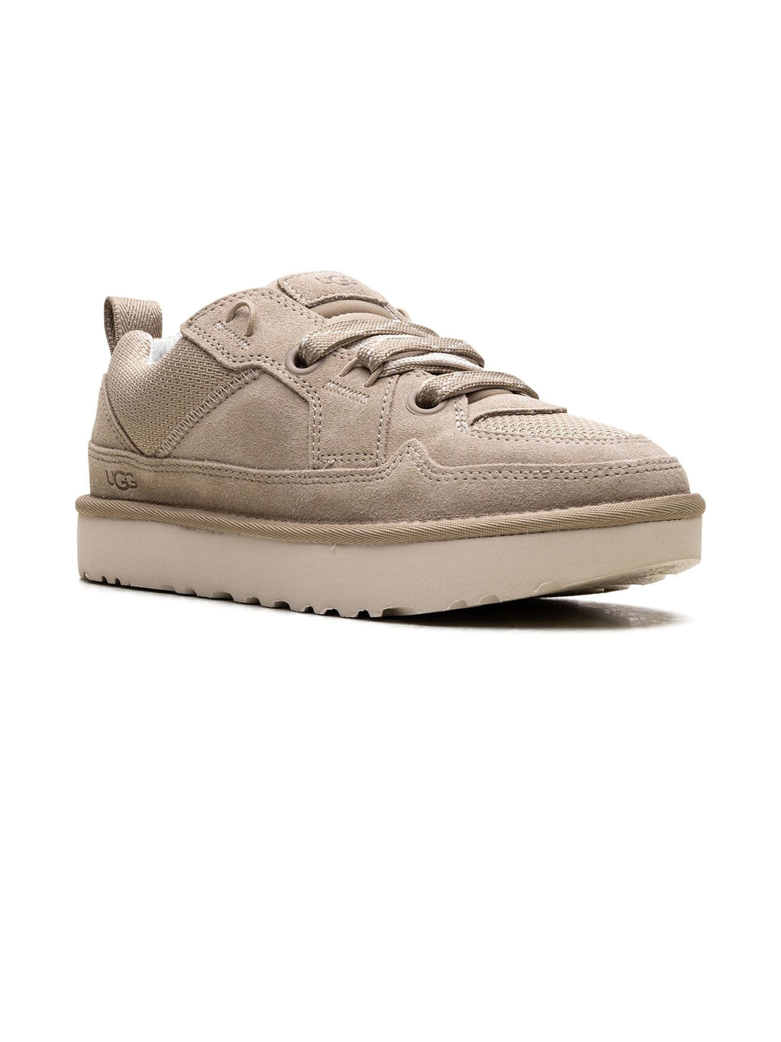 UGG BEIGE SUEDE LO LOWMEL TRAINER