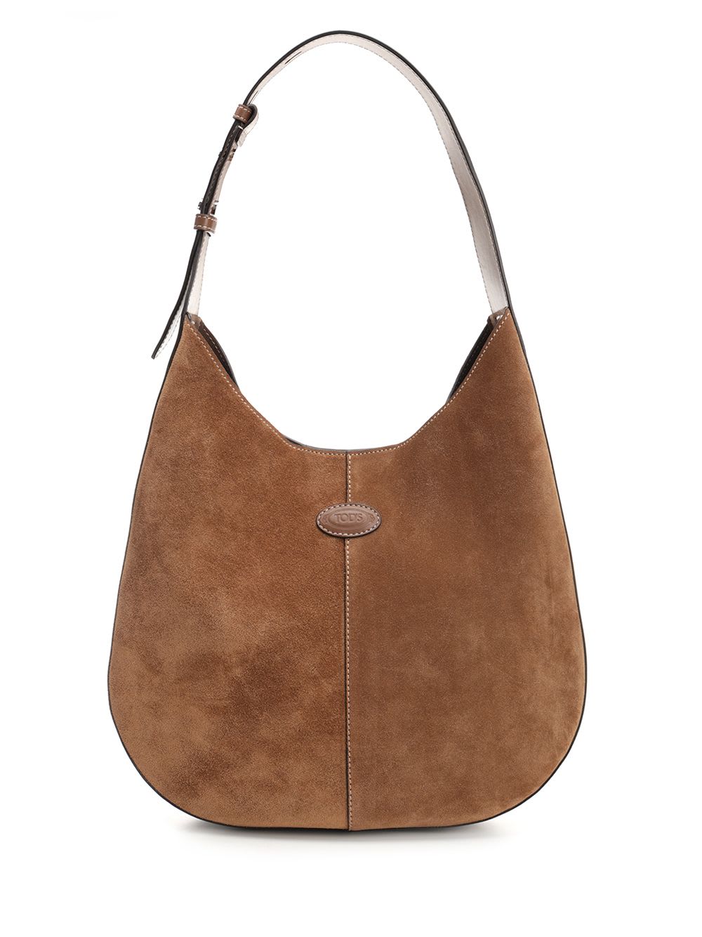 Tod's Walnut Brown Suede Hobo Bag