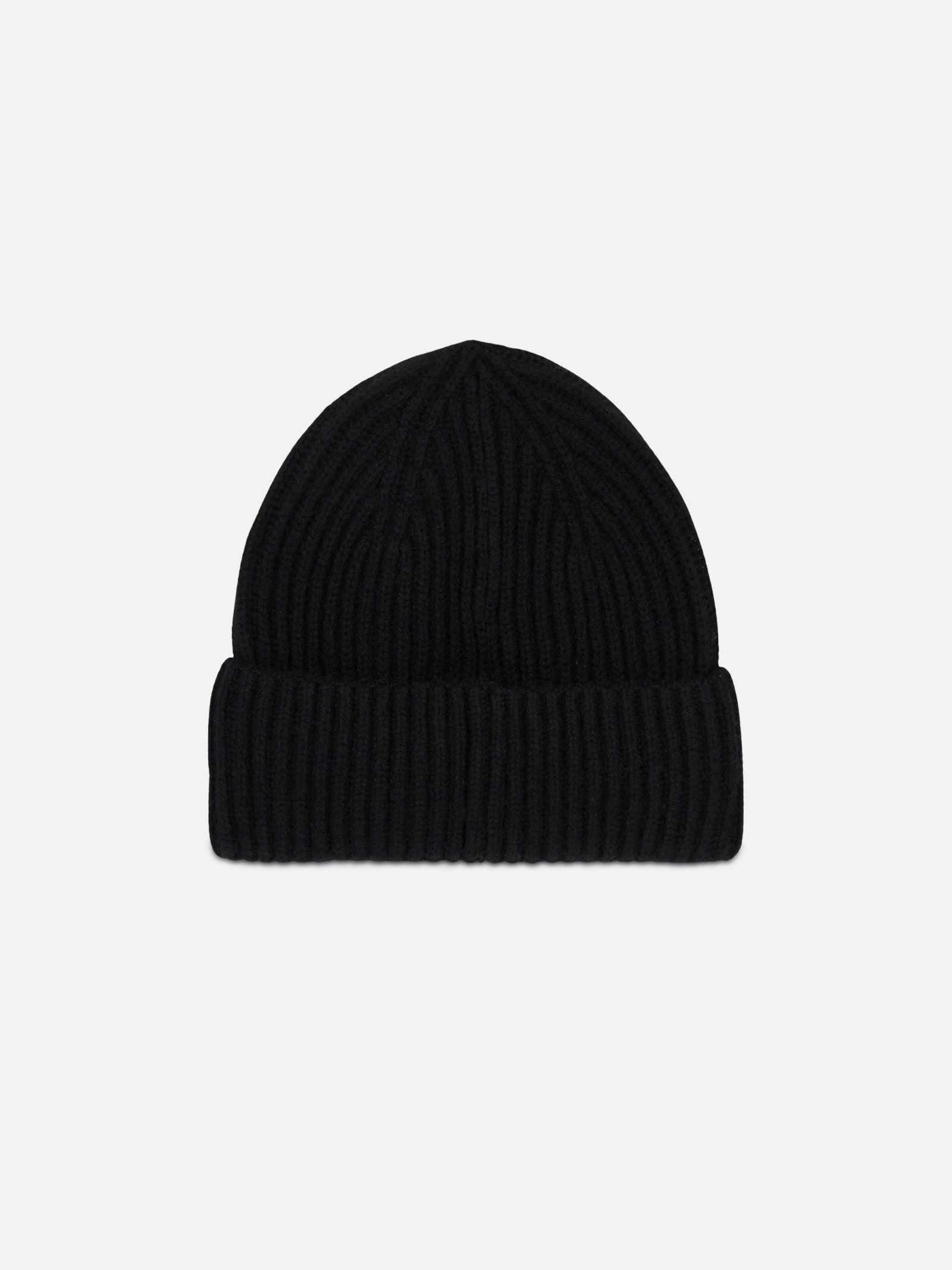 Mc2 Saint Barth Man Green Beanie With St. Barth Embroidery In Black