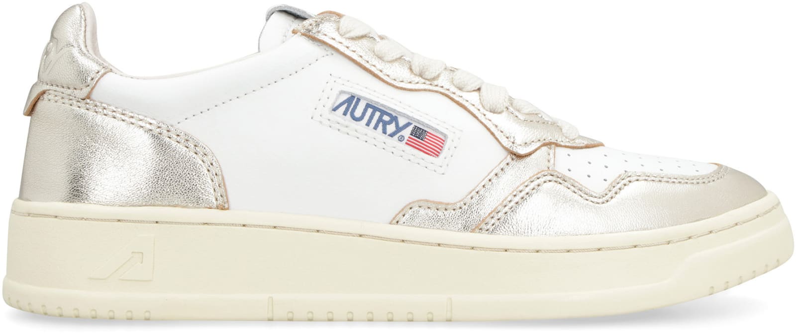 Autry Medalist Leather Low-top Sneakers In Multi