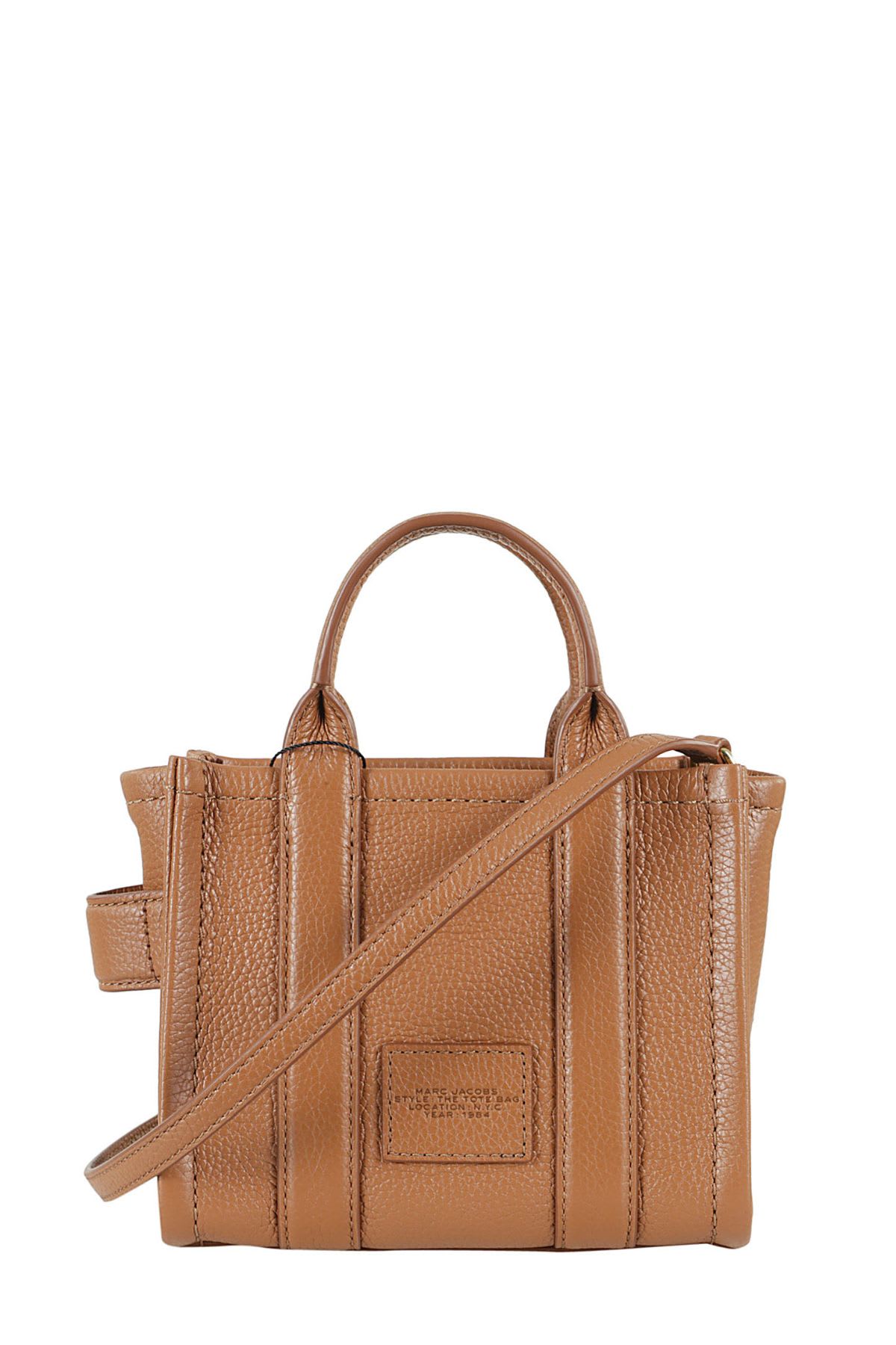 Shop Marc Jacobs The Mini Tote In Argan Oil