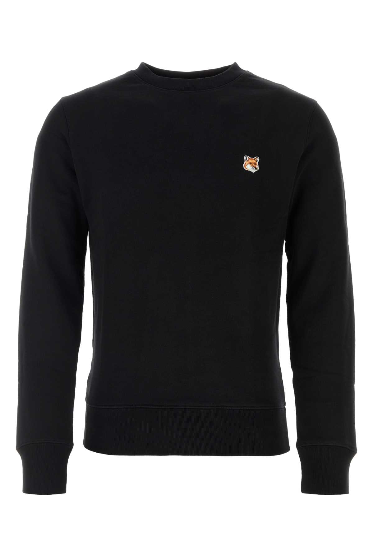 Maison Kitsuné Black Cotton Sweatshirt