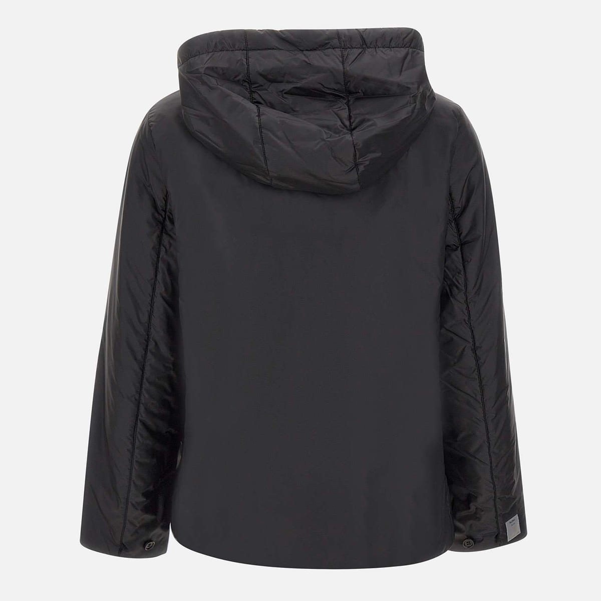 Max Mara The Cube Black Greenh Down Jacket In Black