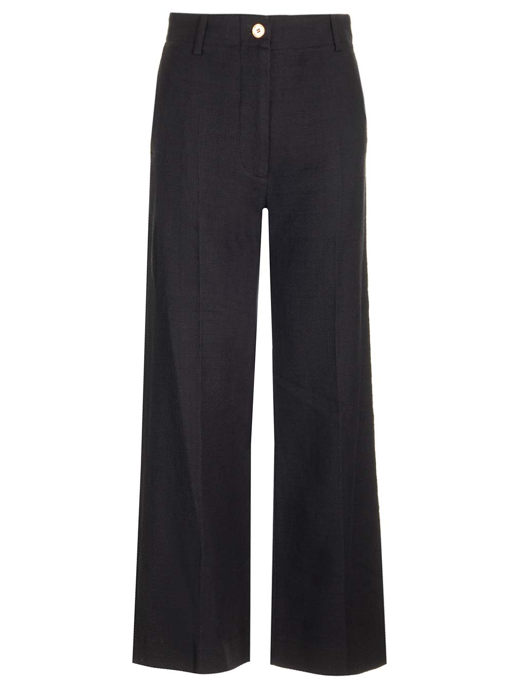 Patou Stretch Tweed Trousers In Black