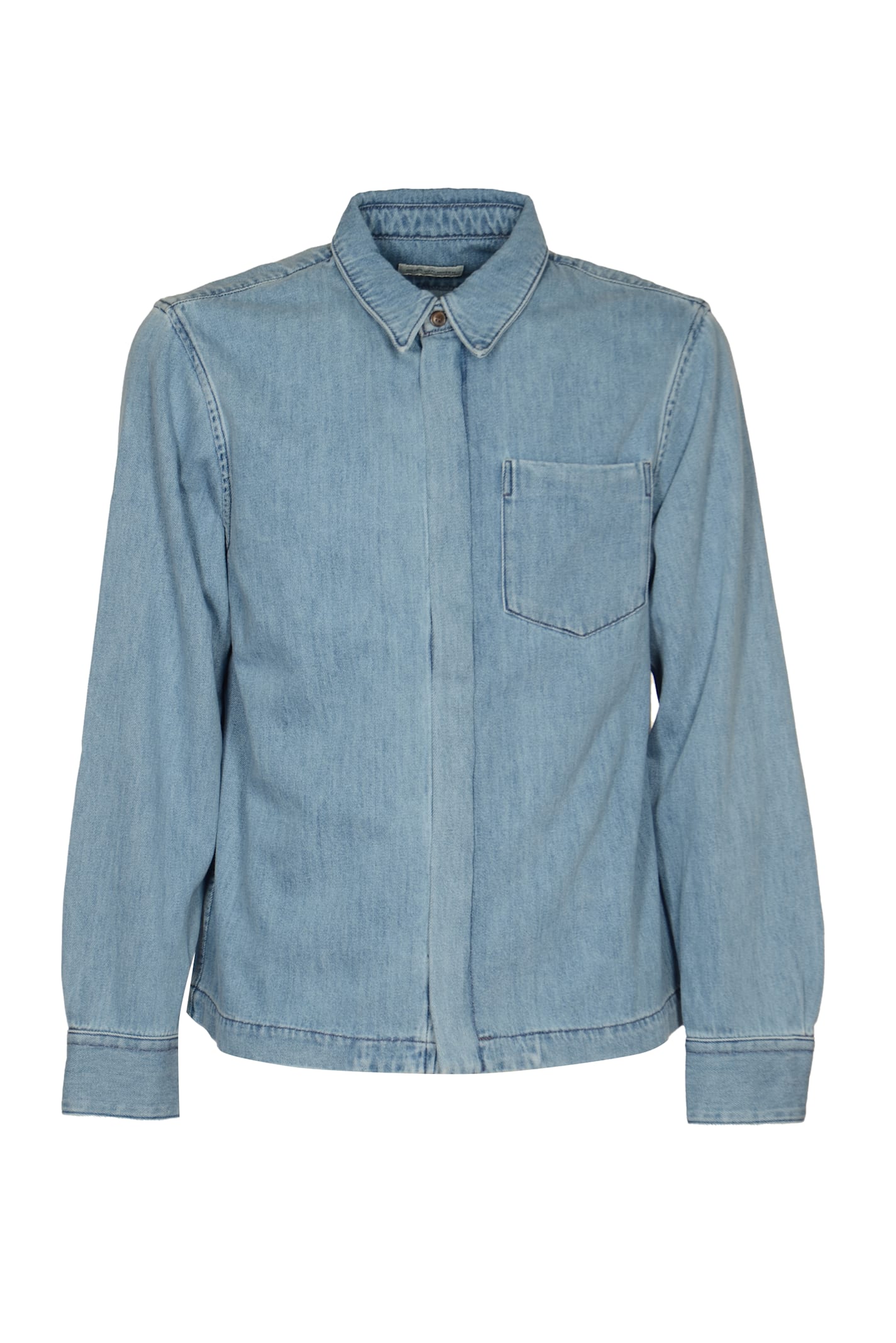 Shop Dries Van Noten Corrow Shirt In Light Blue